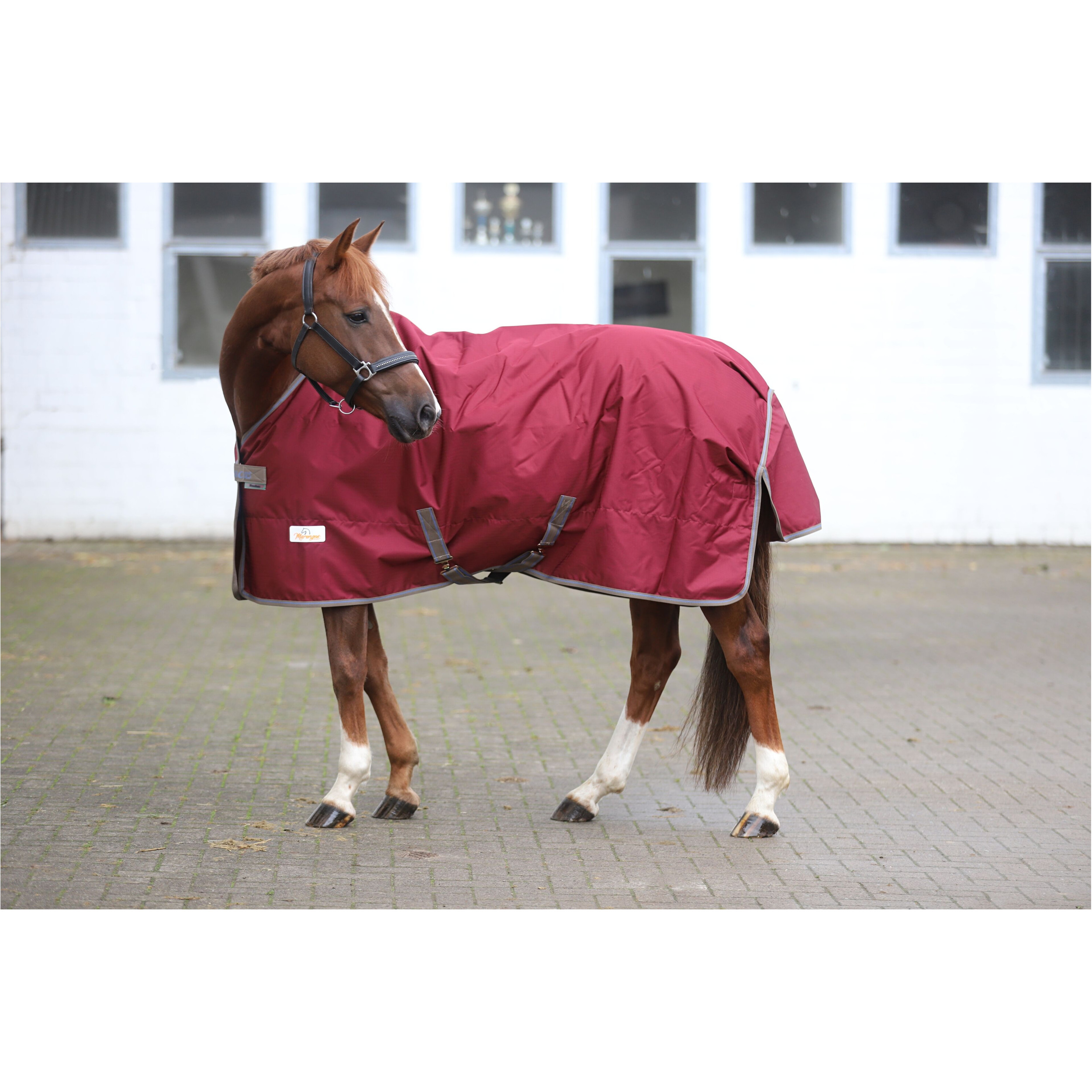 Weidedecke 600D FREEDOM TURNOUT weinrot/beige