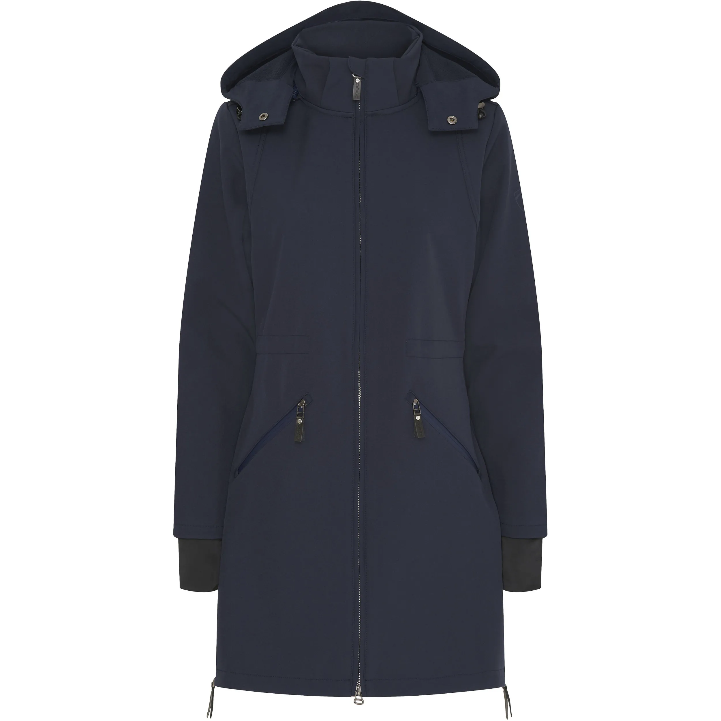 Damen Softshell-Reitjacke lang ABBY navy