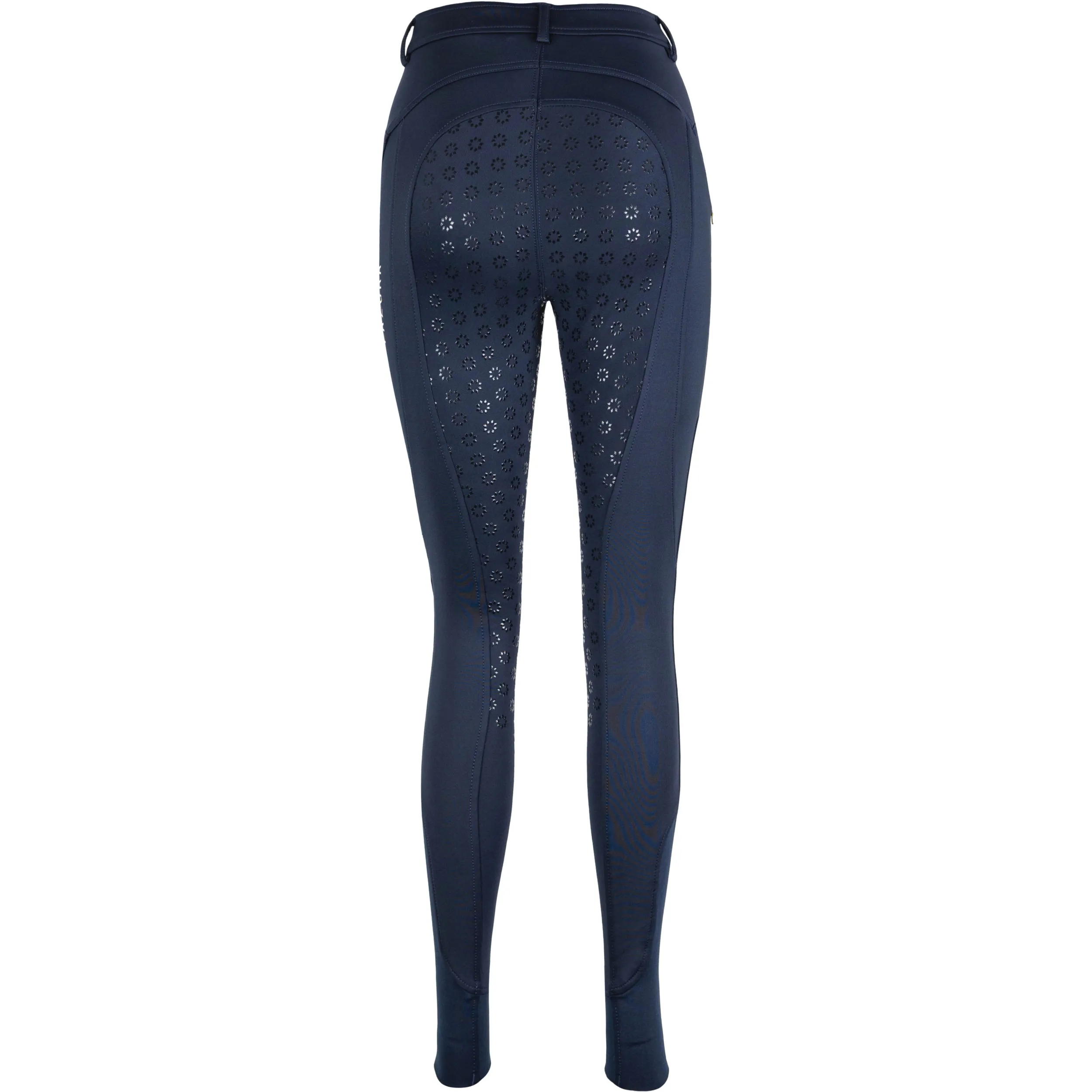 Winter Damen Reithose Silikon Vollbesatz GRETA dark navy