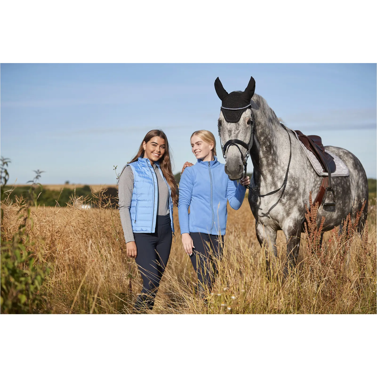 Damen Reitleggings Silikon Vollbesatz KALEA navy