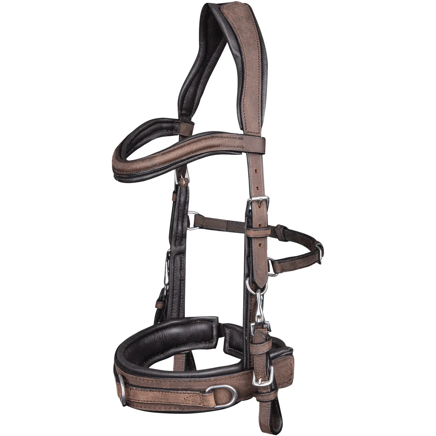 Kappzaum ANATOMIC Echtleder braun