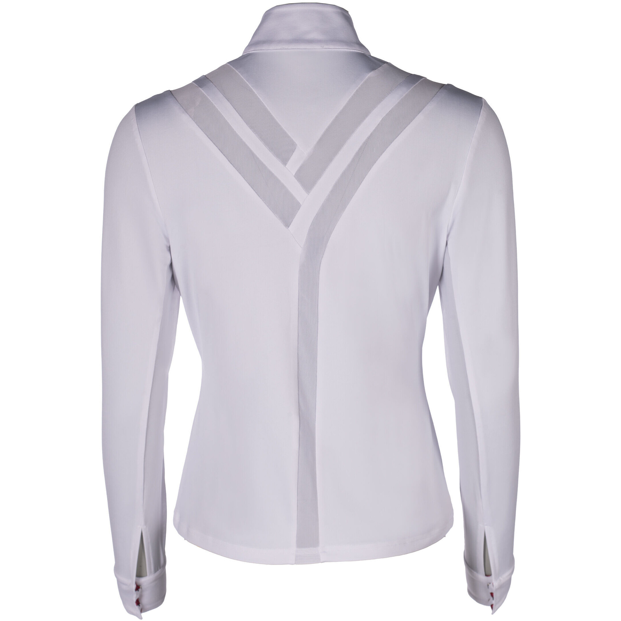 Damen Turniershirt Langarm HUNTER weiß
