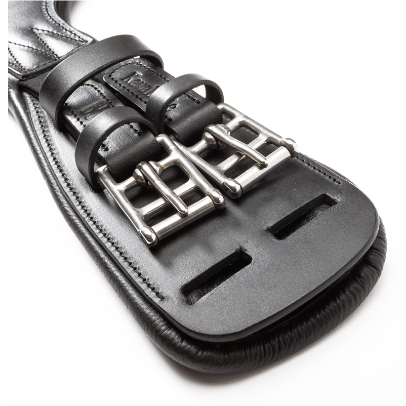 Lederkurzgurt geölt mit Elast CASPER schwarz