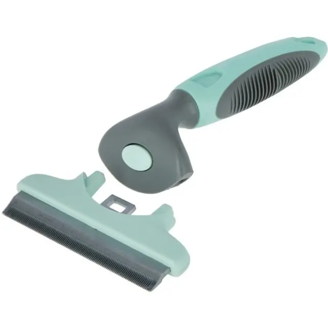 Fellhaarentferner türkis/grau 15x7,5cm Fellhaarentferner türkis/grau 15x7,5cm