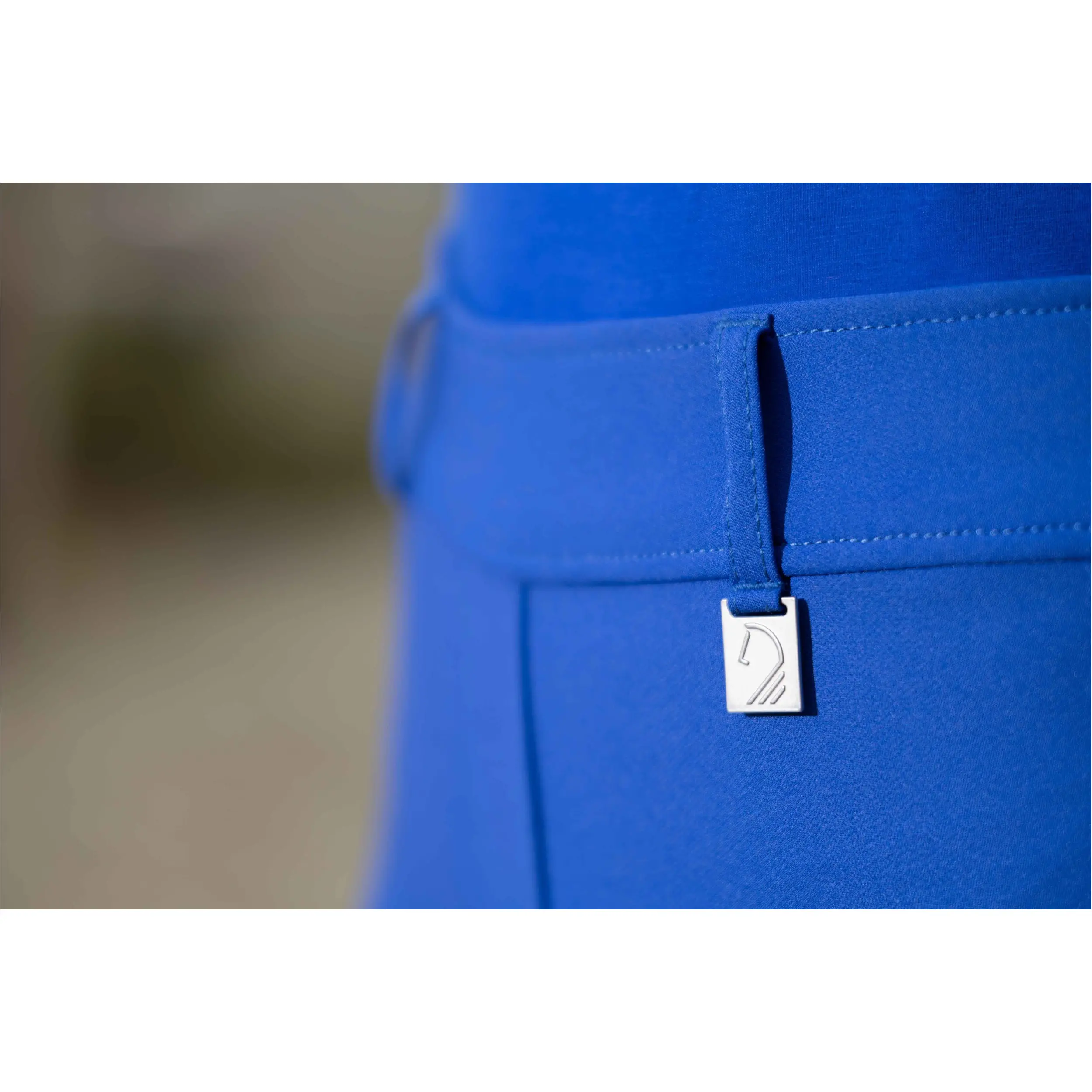 Kinder Reitleggings Silikon Vollbesatz AMALFI royal blau
