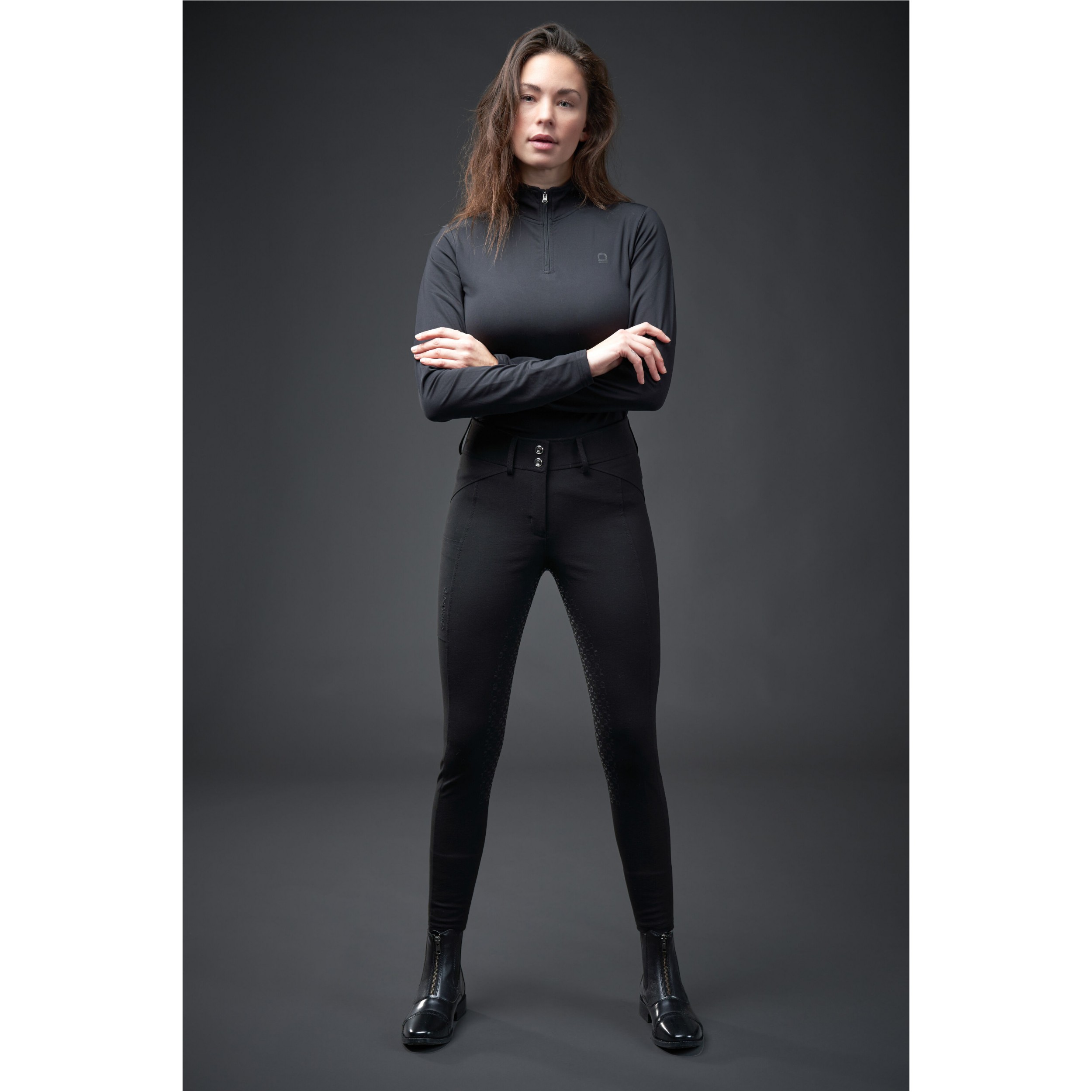 Damen Reithose Silikon Vollbesatz LEONI schwarz Damen Reithose Silikon Vollbesatz LEONI schwarz