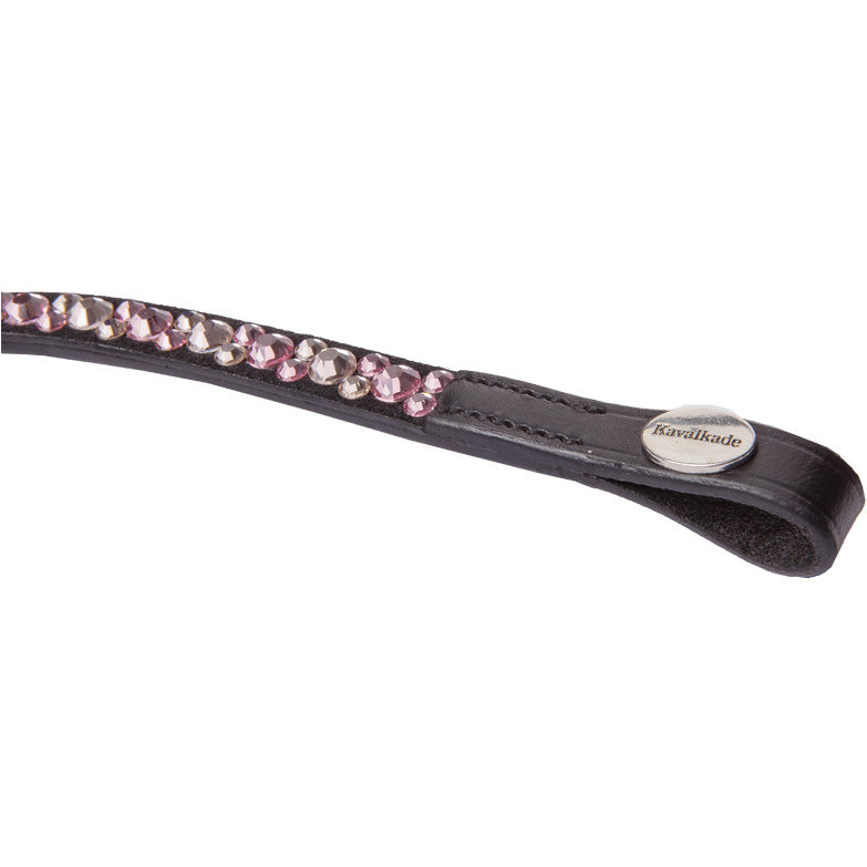Stirnband SPARKLE schwarz/rosa