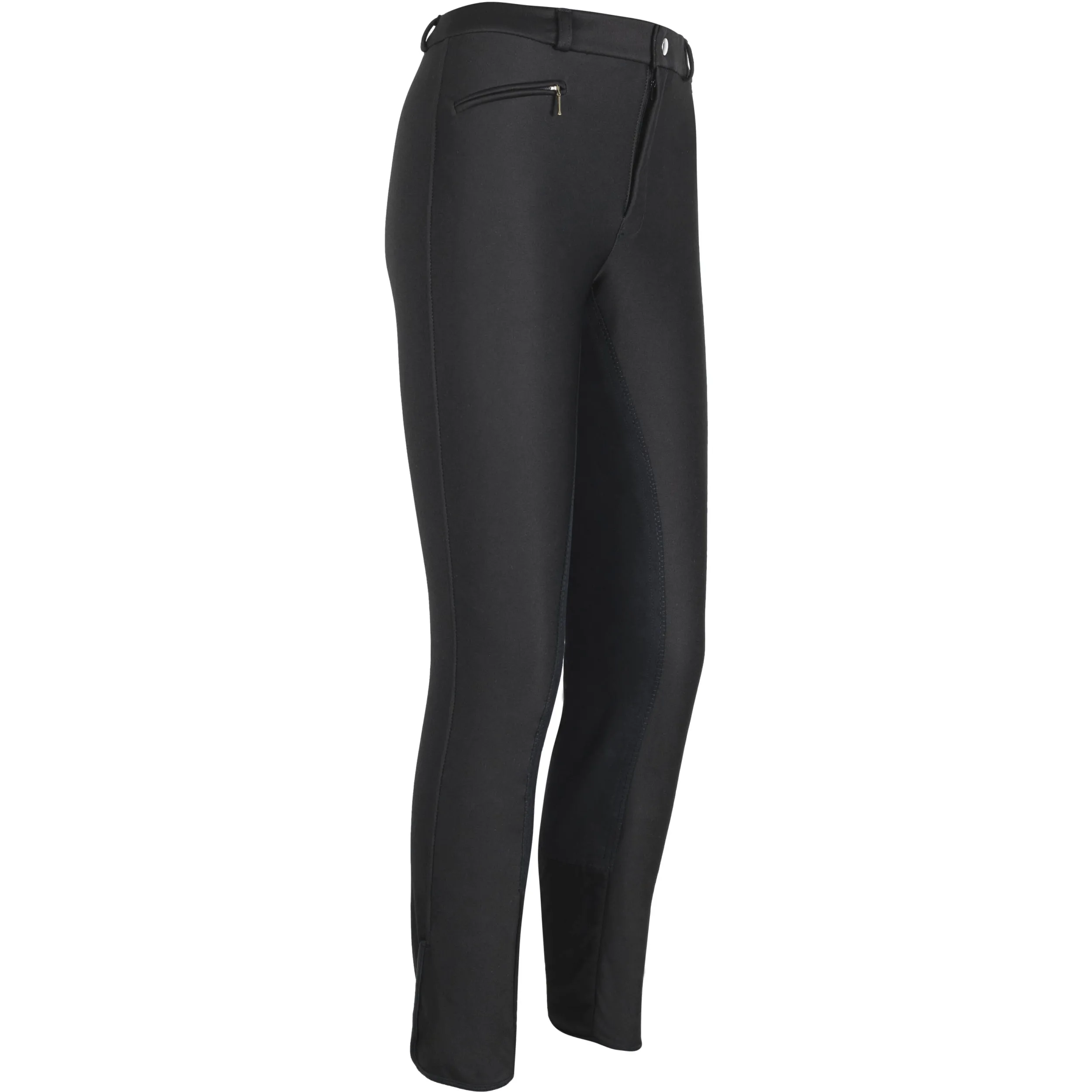 Winter Kinder Reithose Vollbesatz WINNER Softshell schwarz