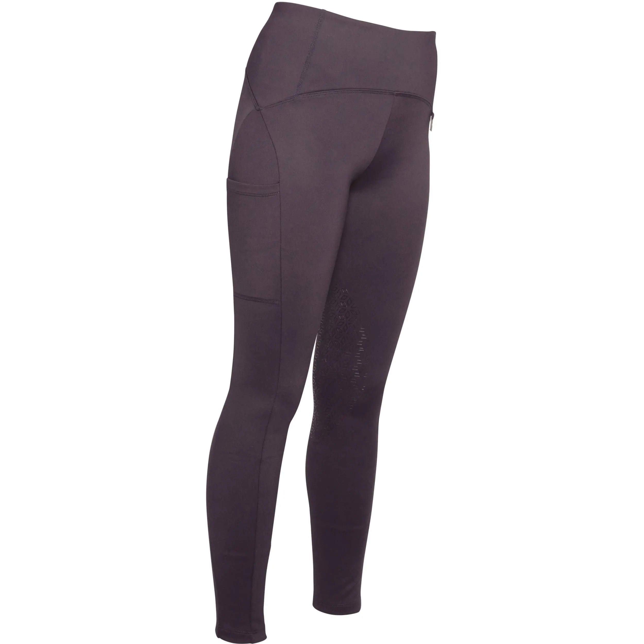 Damen Reitleggings Silikon Kniebesatz AREZZO dunkelbraun Damen Reitleggings Silikon Kniebesatz AREZZO dunkelbraun