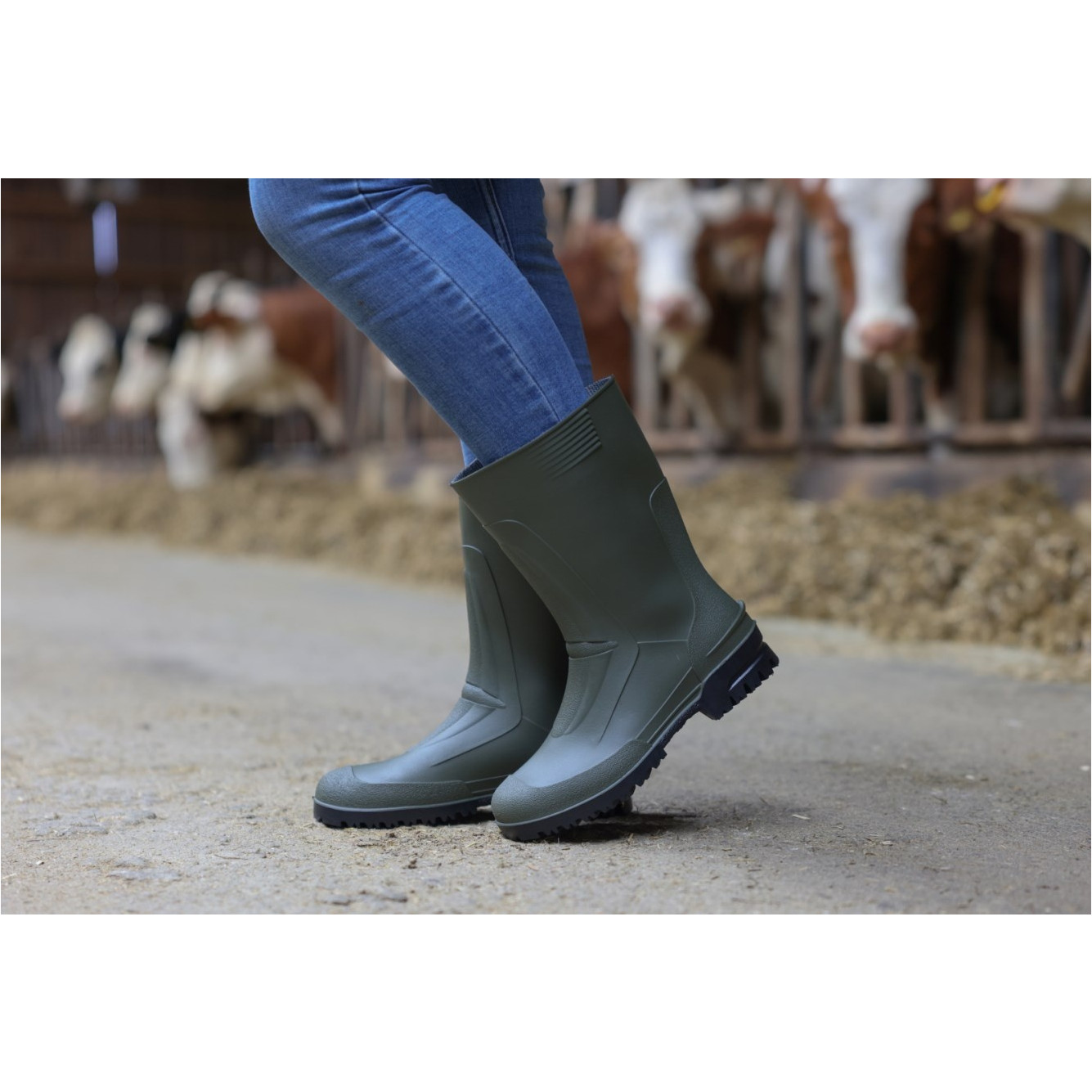 Arbeitsstiefel IDRO Low halbhoch olivgrün