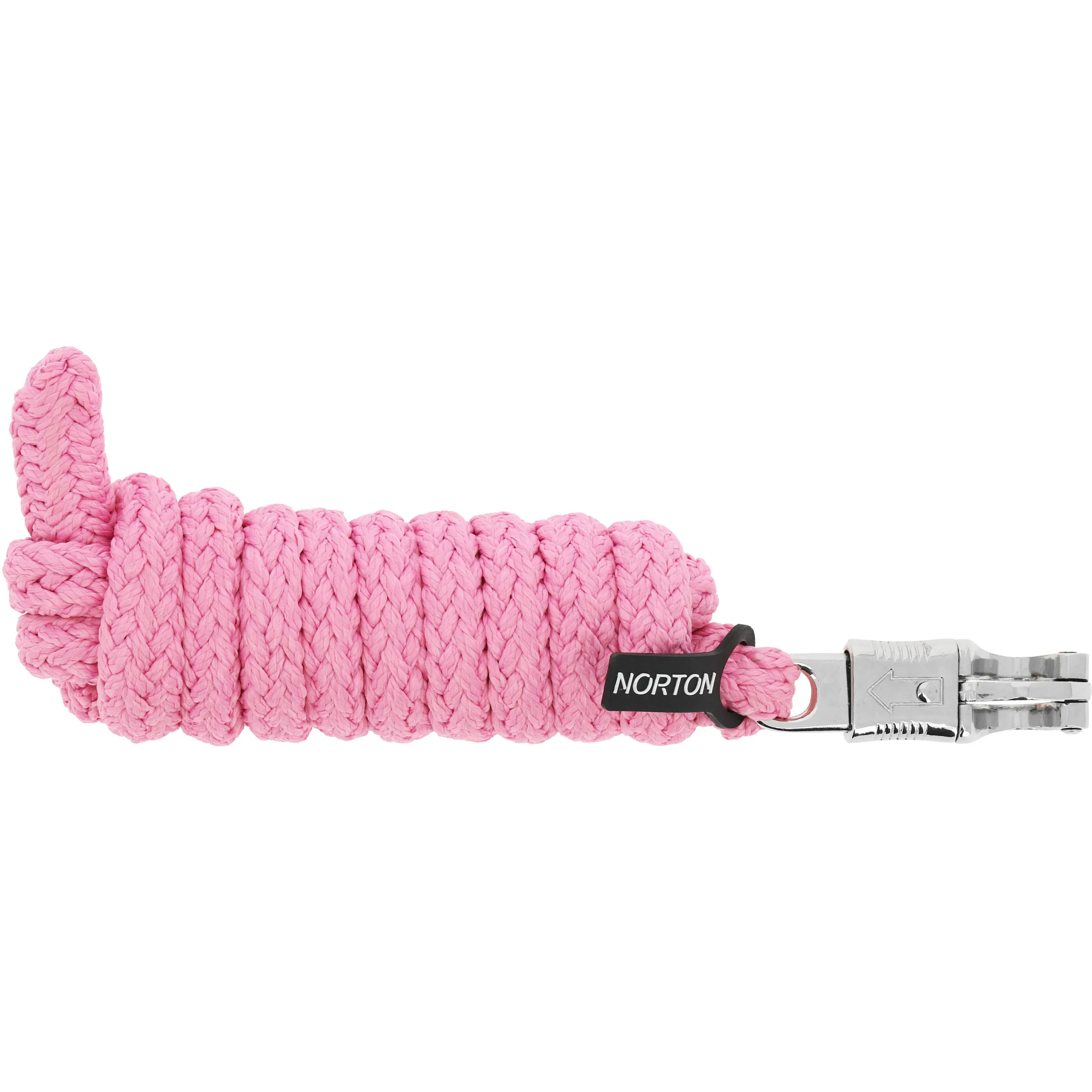 Anbindestrick mit Panikhaken LINKY rosa 200cm