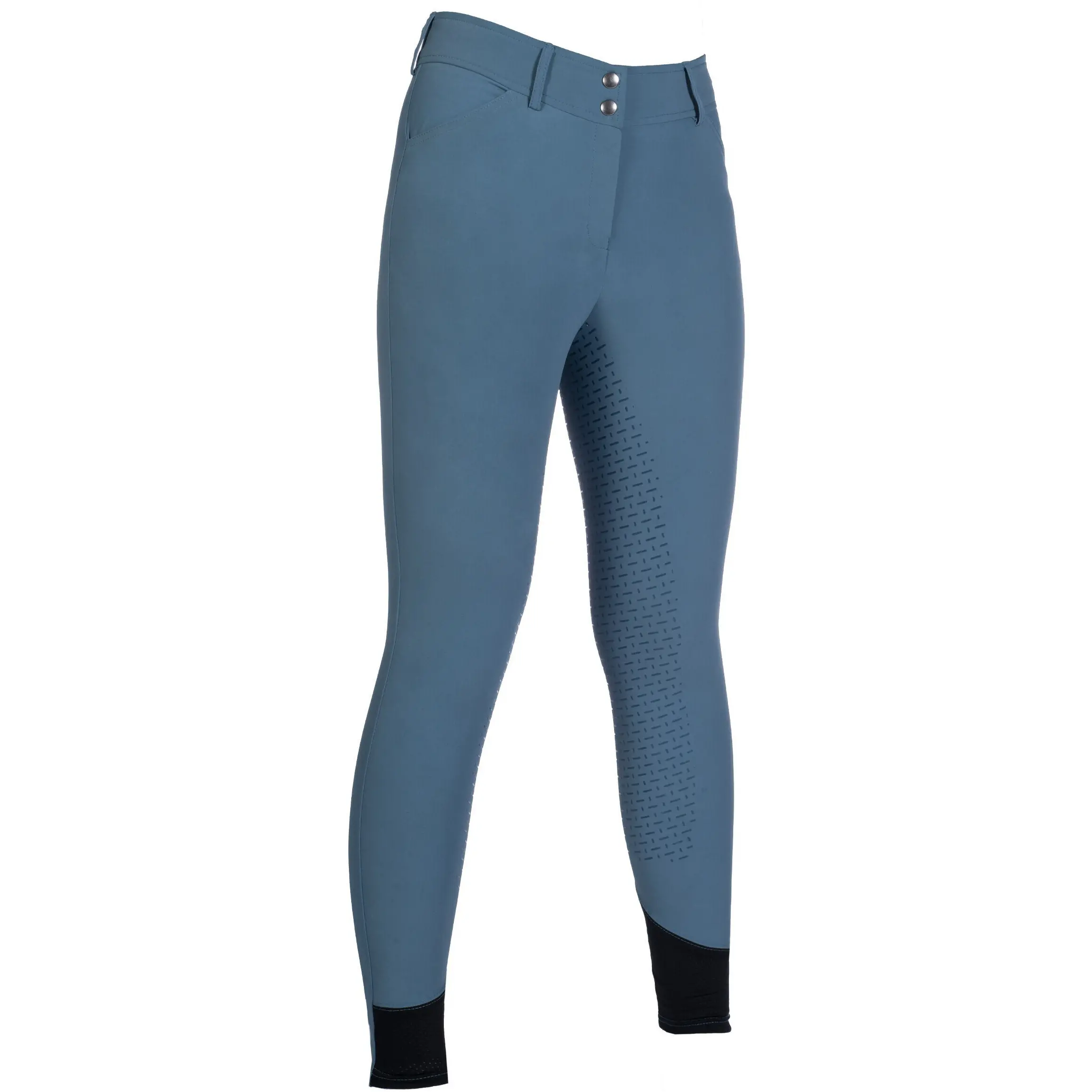 Damen Reithose Silikon Vollbesatz TAMPA rauchblau
