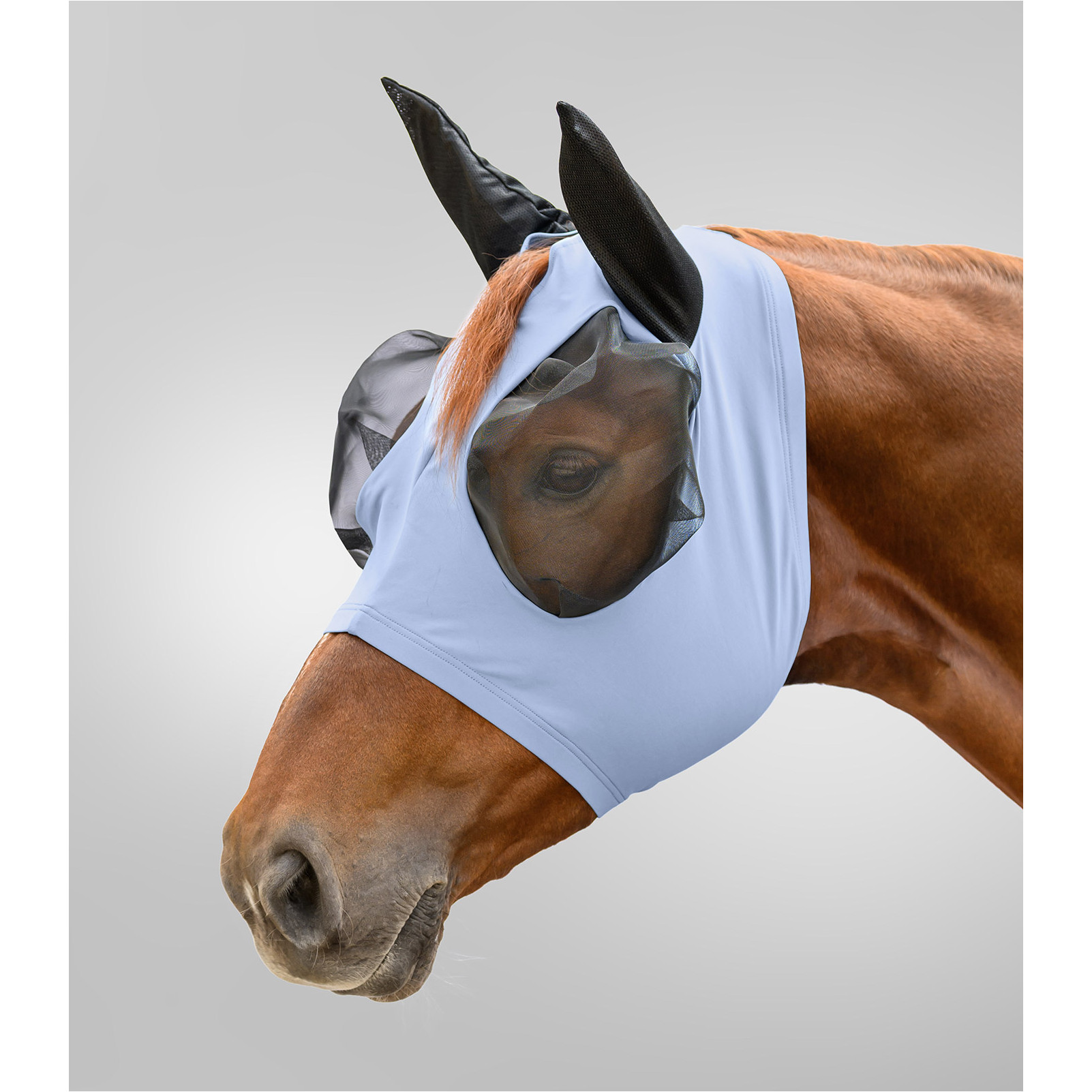 Fliegenmaske PUCK FLEX pastellblau Fliegenmaske PUCK FLEX pastellblau