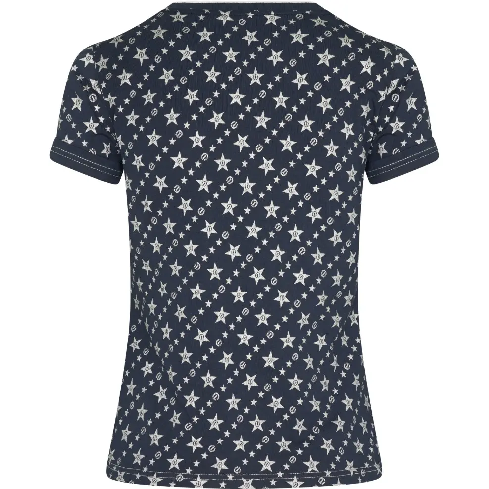 Damen T-Shirt IRHBobby Star navy