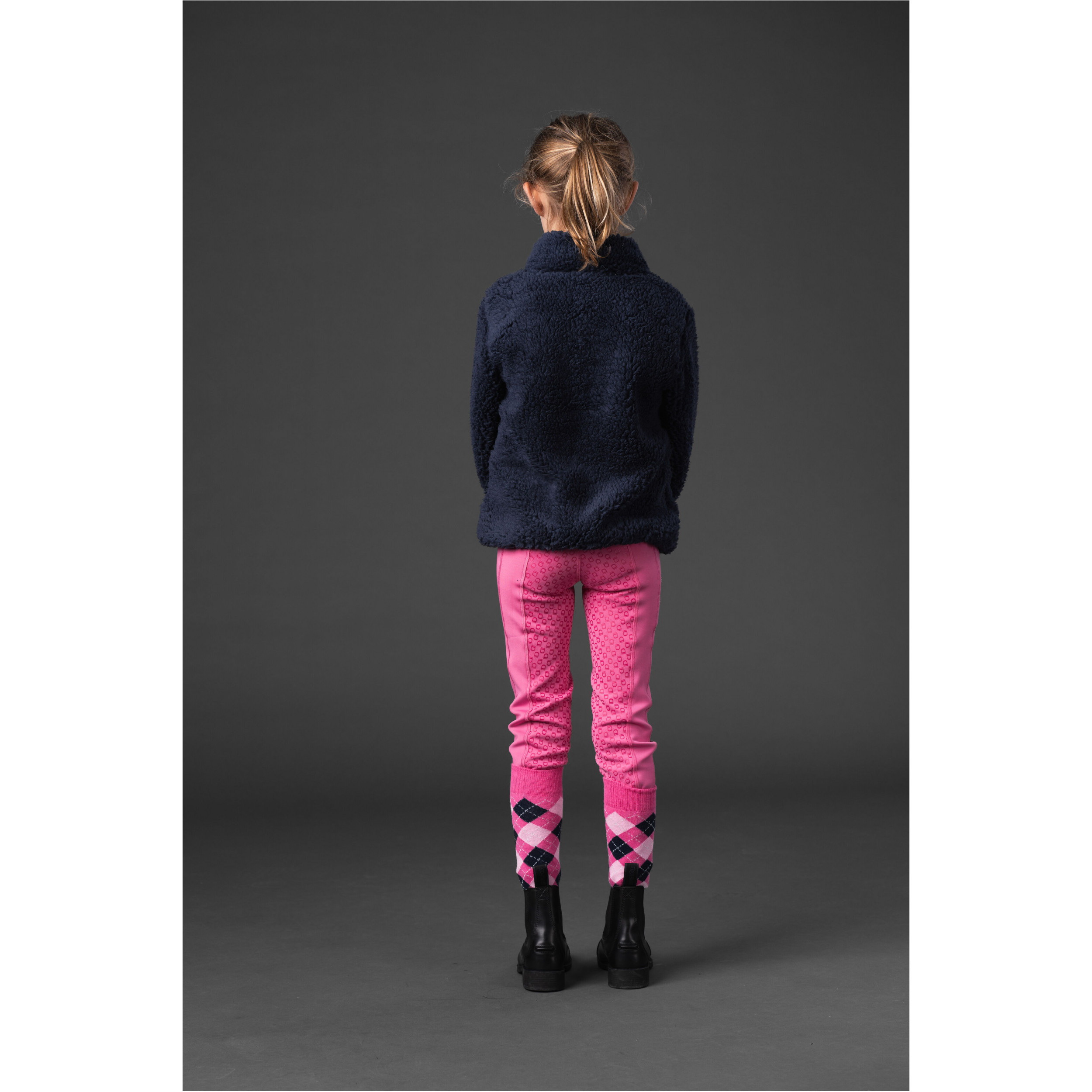 Winter Kinder Reitleggings Silikon Vollbesatz SOPHIA phlox pink Winter Kinder Reitleggings Silikon Vollbesatz SOPHIA phlox pink