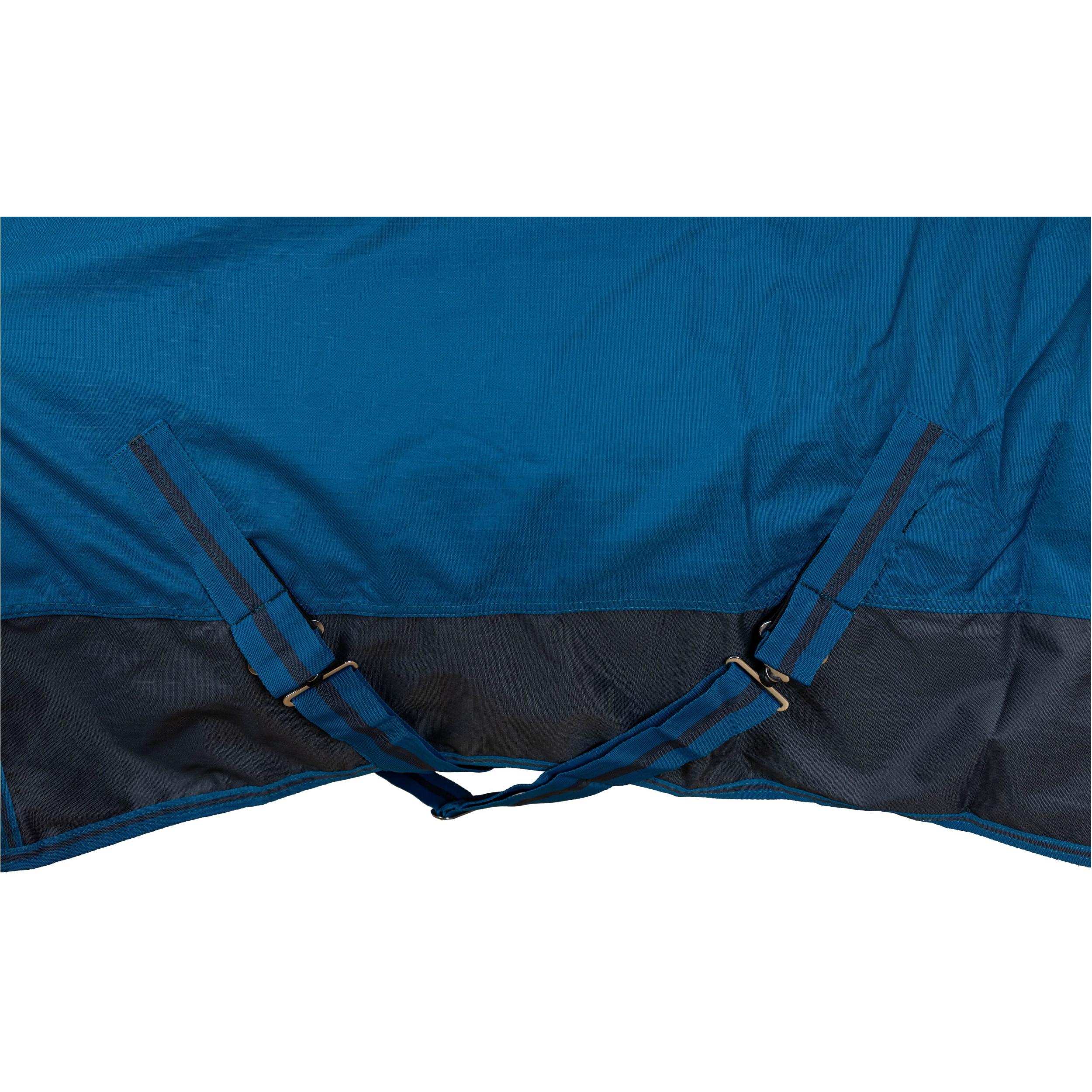 Weidedecke Full Neck Polarfleece 600D BASICLINE petrol/graphit