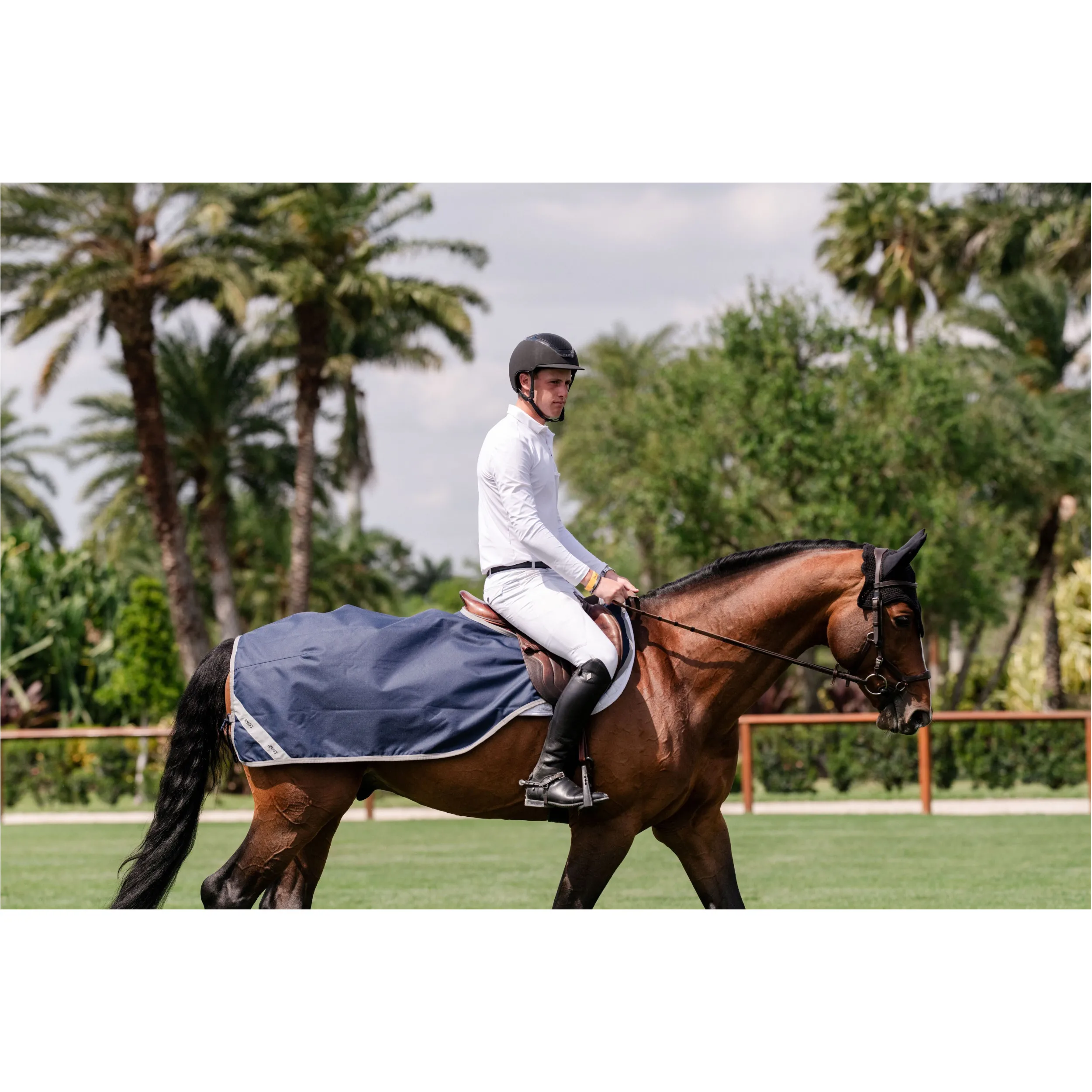 Ausreitdecke 600D AMIGO Ripstop navy/titanium grey