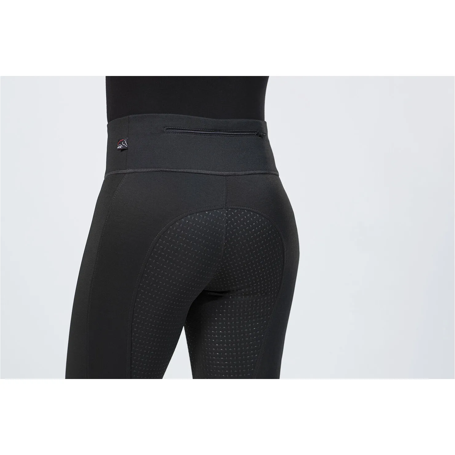 Winter Kinder Reitleggings Silikon Vollbesatz COSY STYLE schwarz