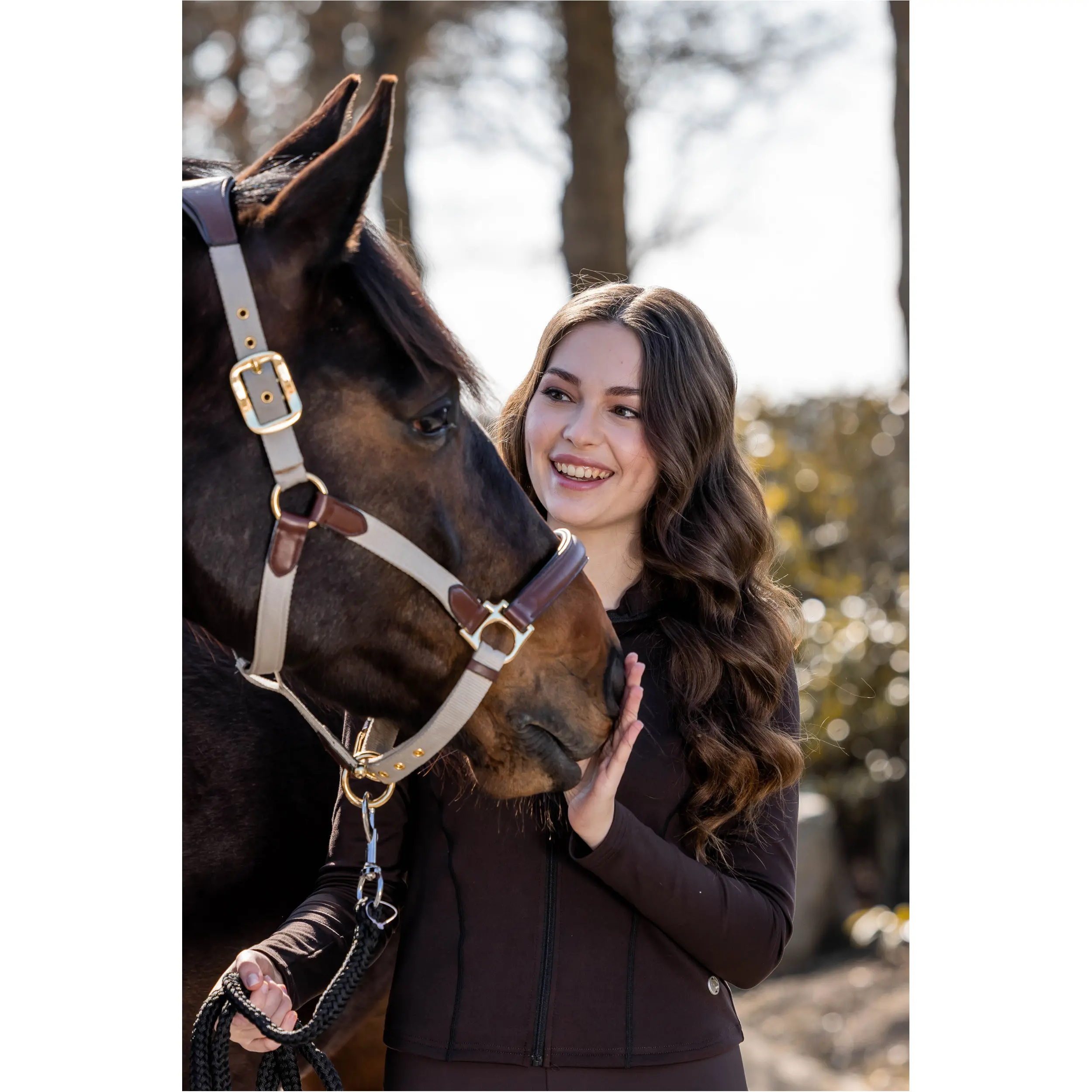 Halfter LUNA beige/braun Halfter LUNA beige/braun