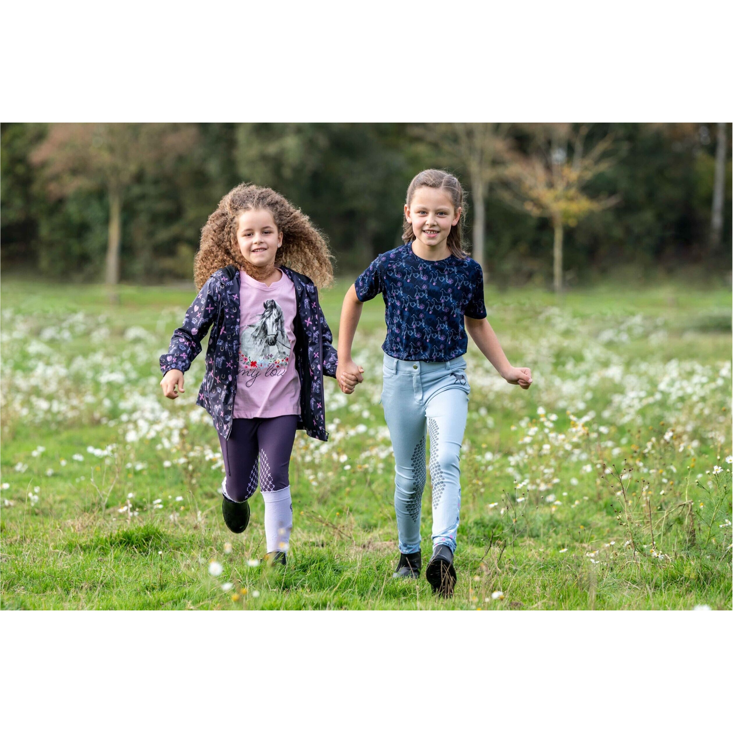 Kinder T-Shirt HORSE SPIRIT rosa