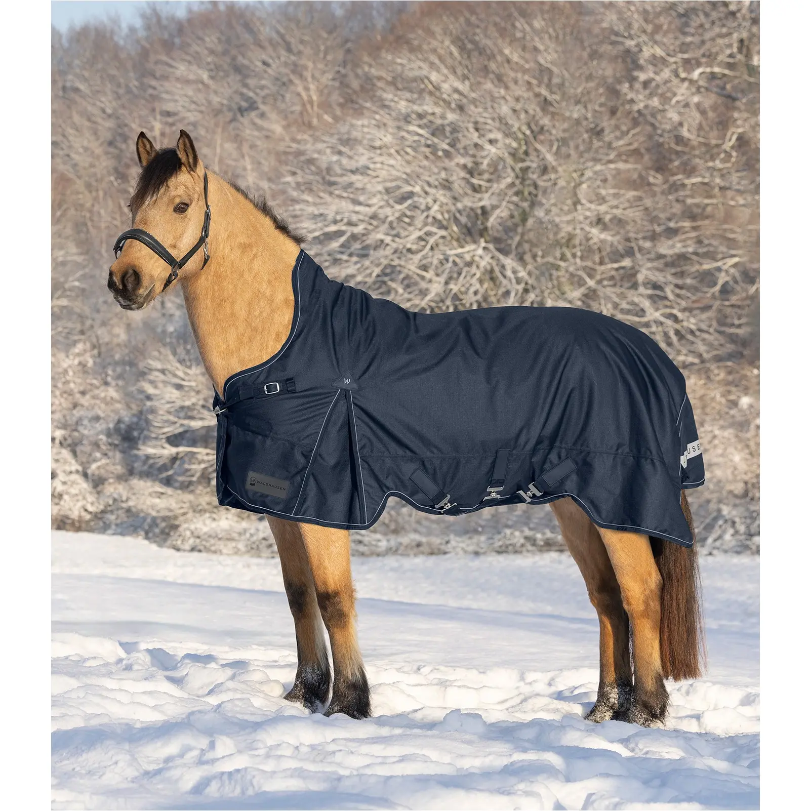 Outdoordecke High Neck Light 1200D SCANDIC nachtblau