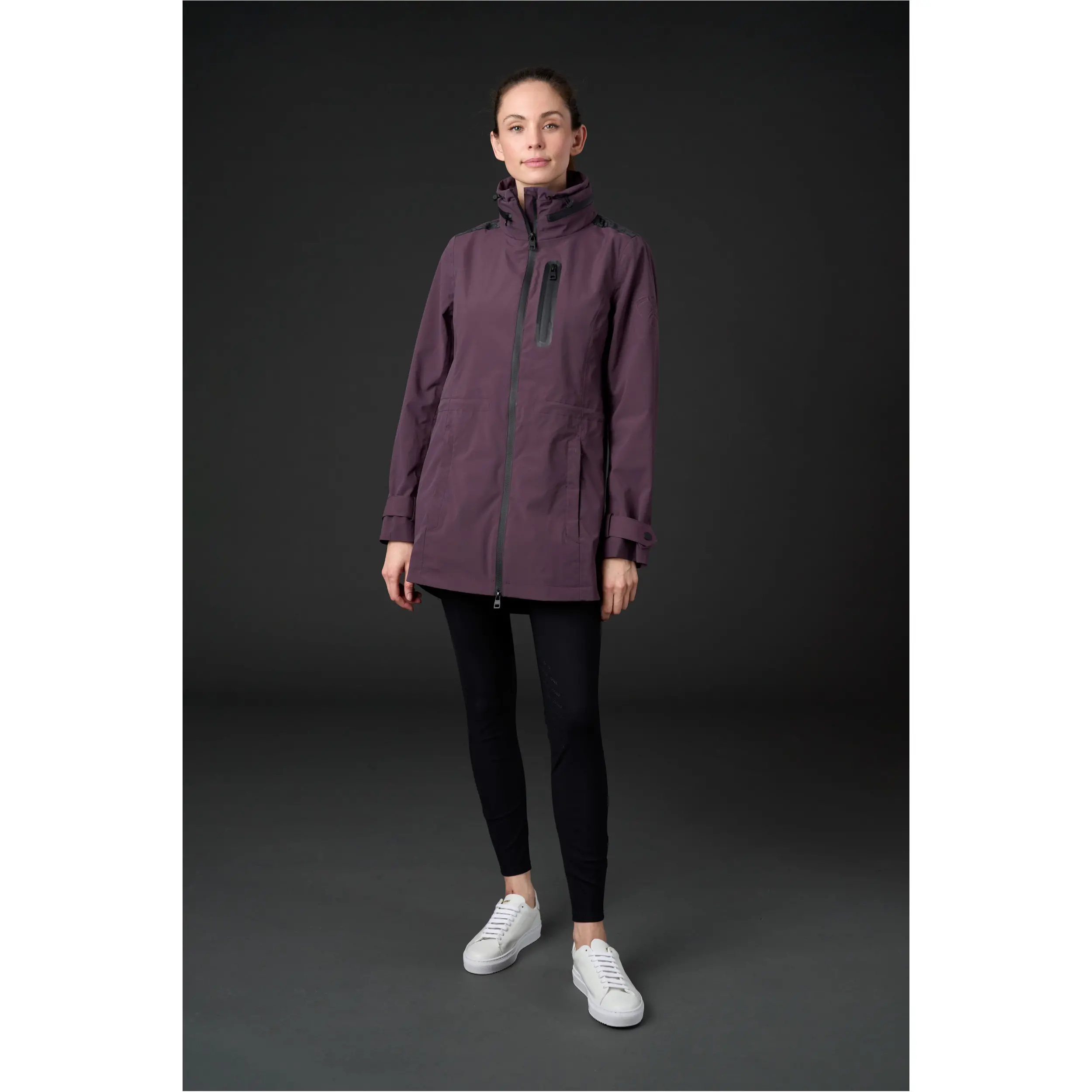 Damen Reitjacke ROY plum perfect