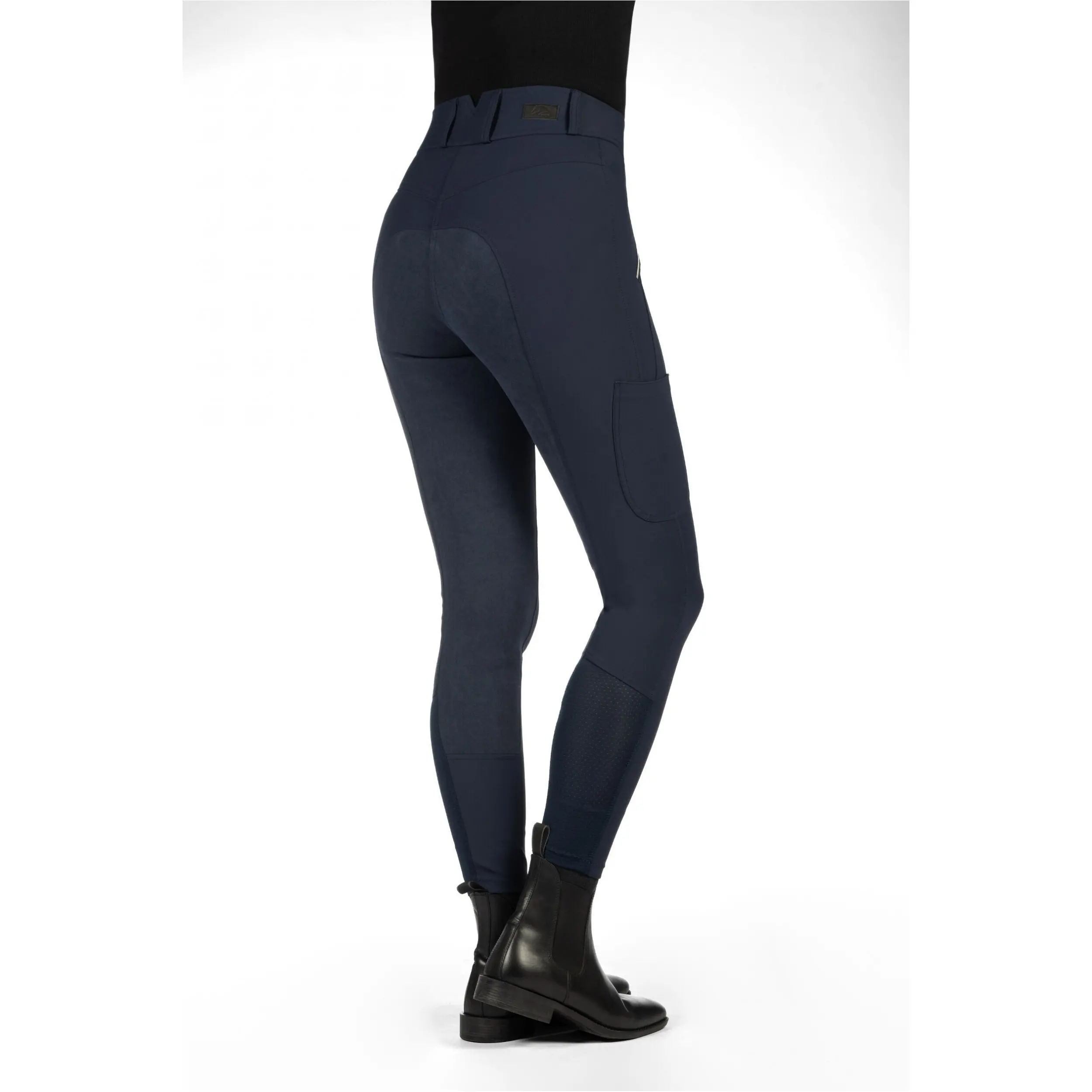 Damen Reithose Vollbesatz LIA HIGH WAIST ALOS dunkelblau