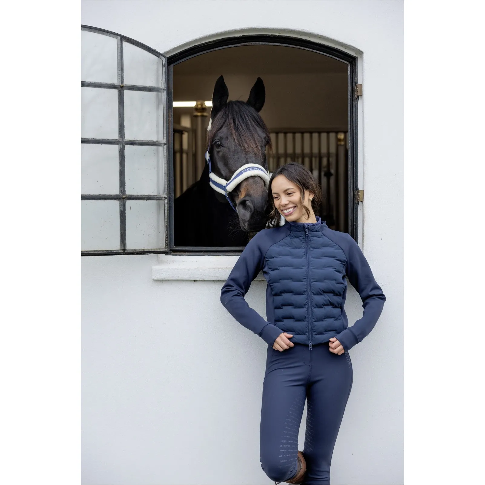 Damen Reitjacke VALA navy