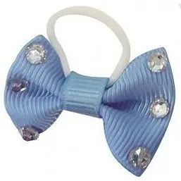 Mähnenschleifen CRYSTAL kristallhellblau Mähnenschleifen CRYSTAL kristallhellblau