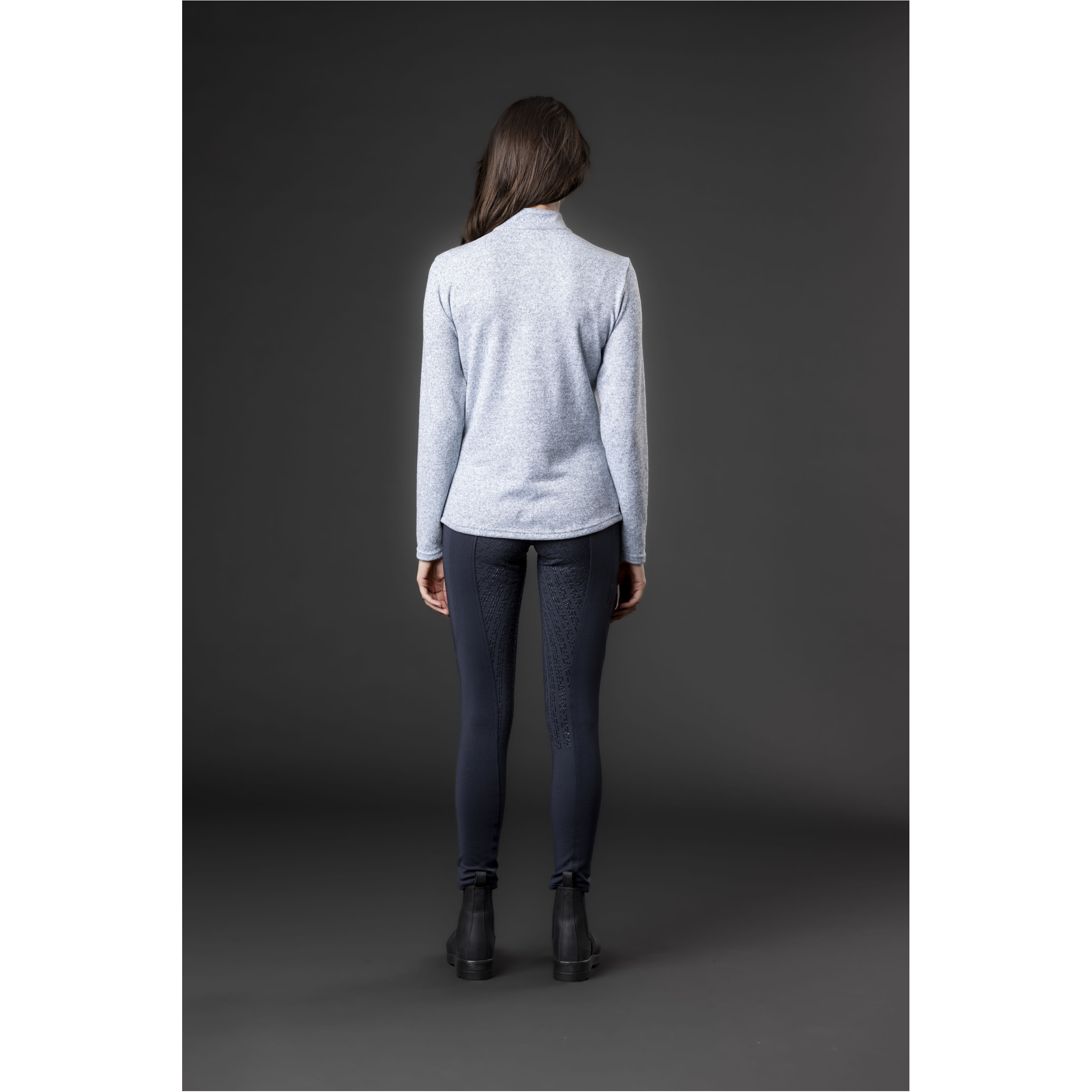 Damen Funktionsshirt Langarm STACEY half-zip blue fog Damen Funktionsshirt Langarm STACEY half-zip blue fog
