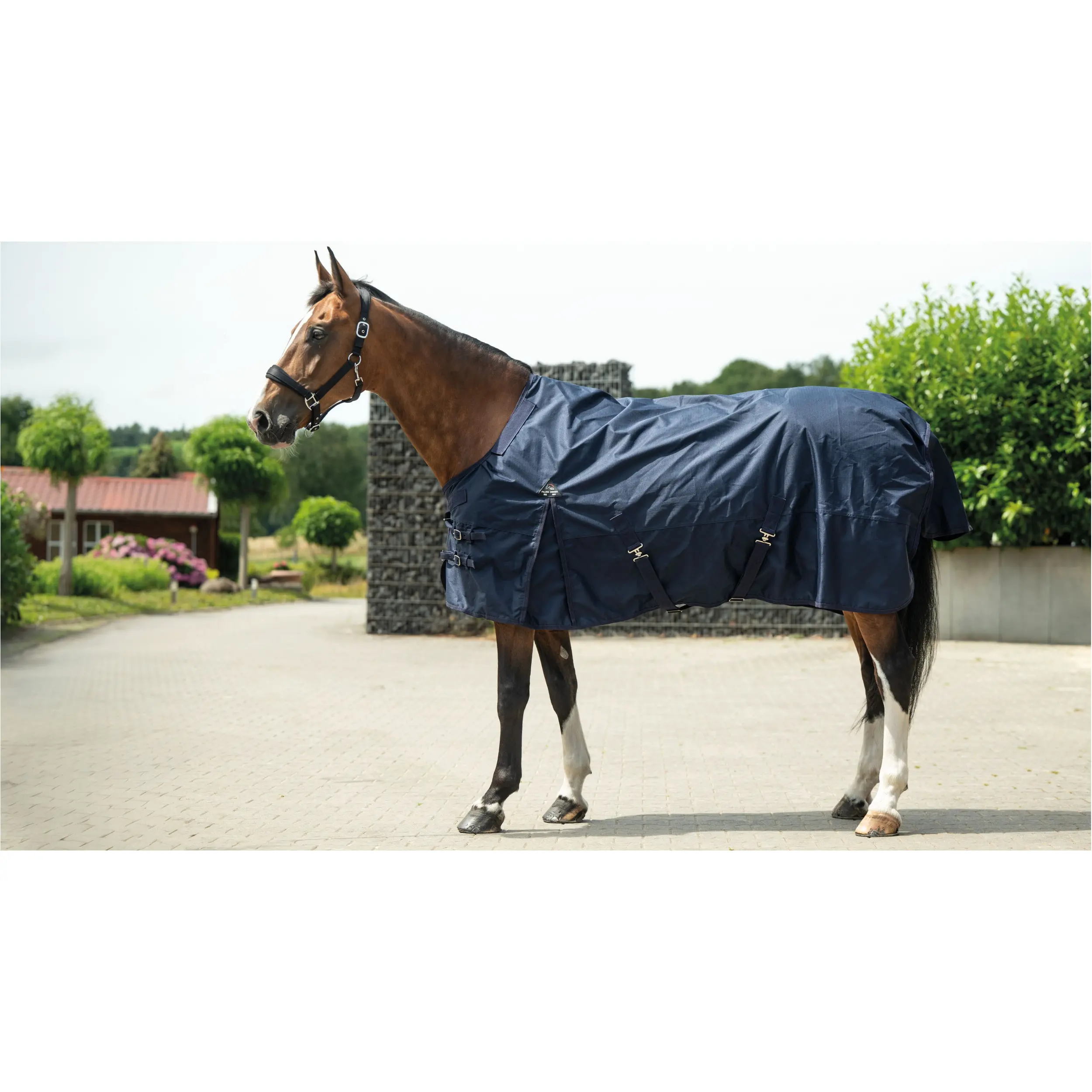Weidedecke Halsteil (abnehmbar) 1200D mit Clip in System ohne Liner KOMBI 2 dunkelblau Weidedecke Halsteil (abnehmbar) 1200D mit Clip in System ohne Liner KOMBI 2 dunkelblau