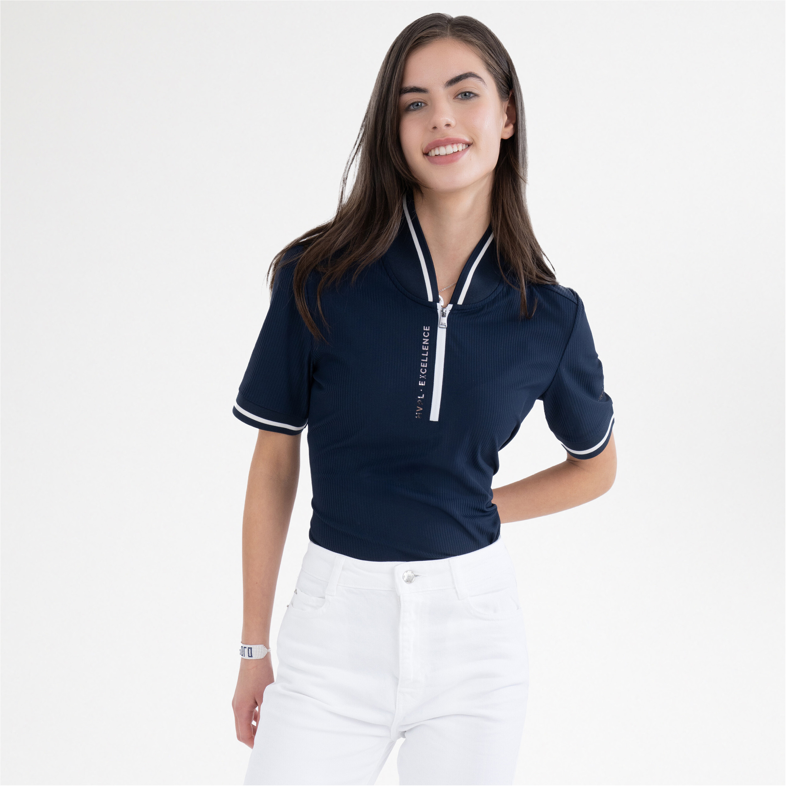 Damen Poloshirt HVPNovella navy
