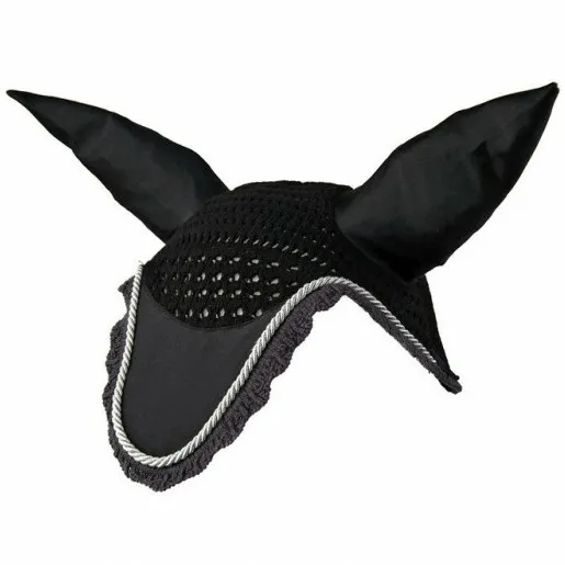 Fliegenhaube ELEGANCE schwarz/grau