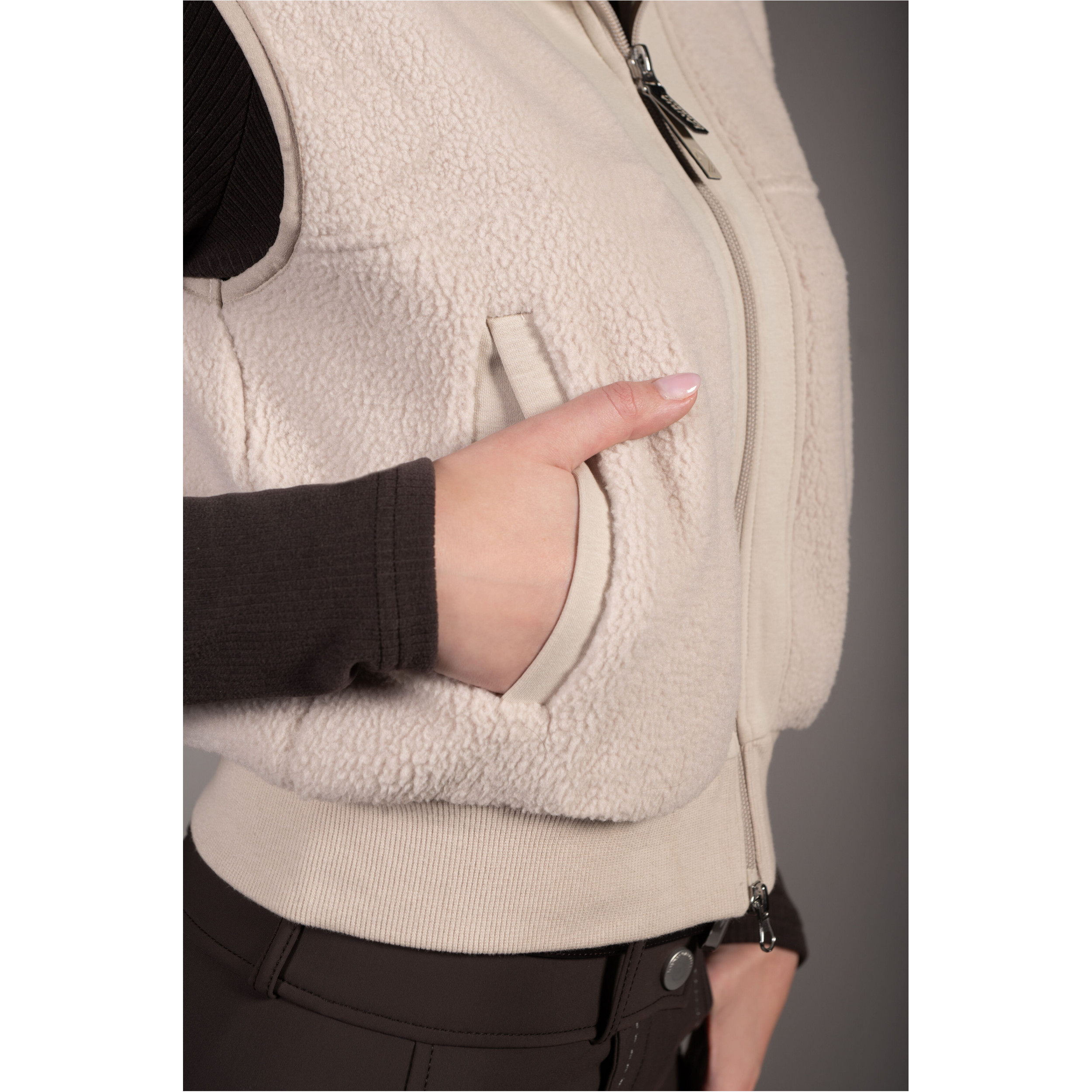 Winter Damen Weste AREZZO TEDDY beige