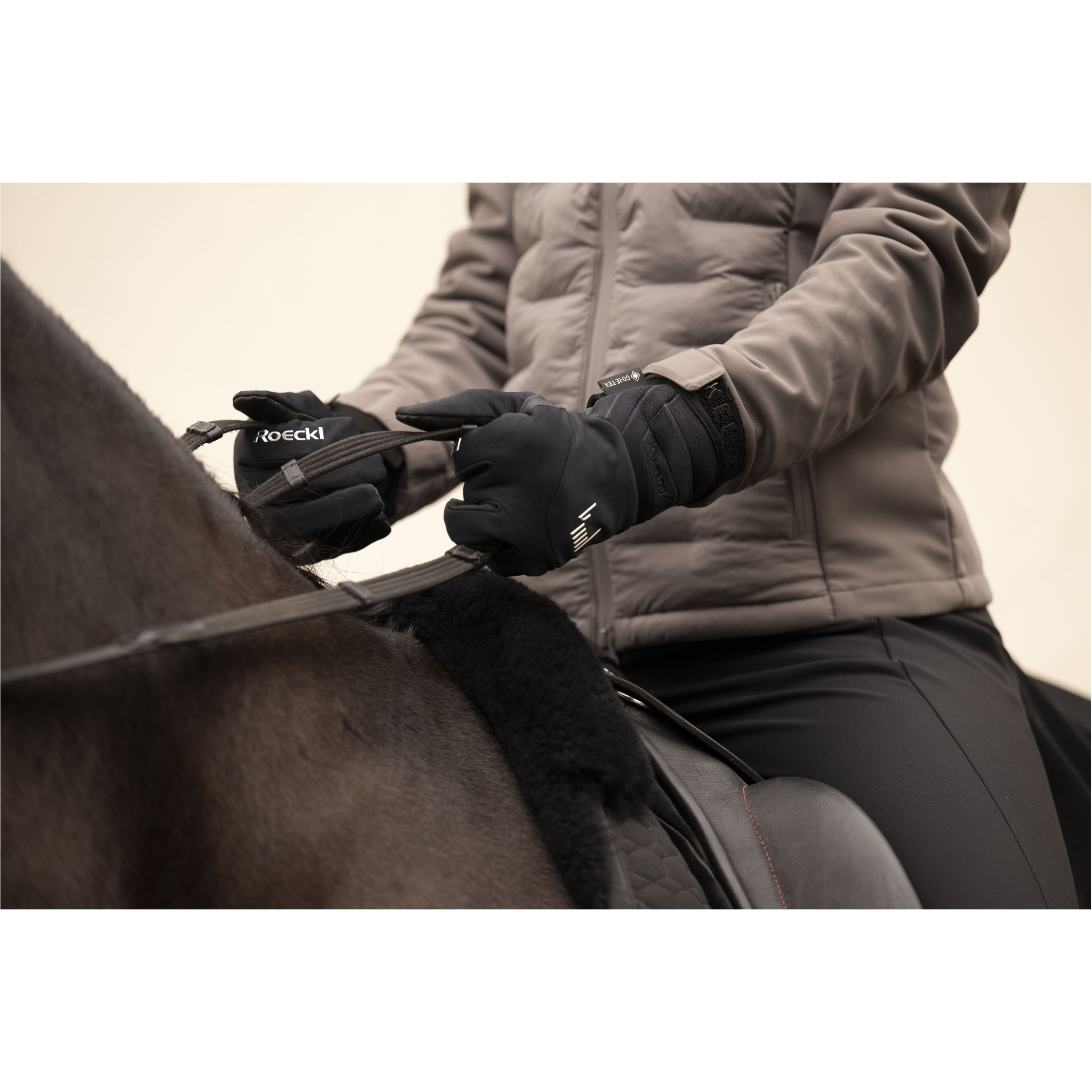 Winter Reithandschuhe WOLDA GTX schwarz