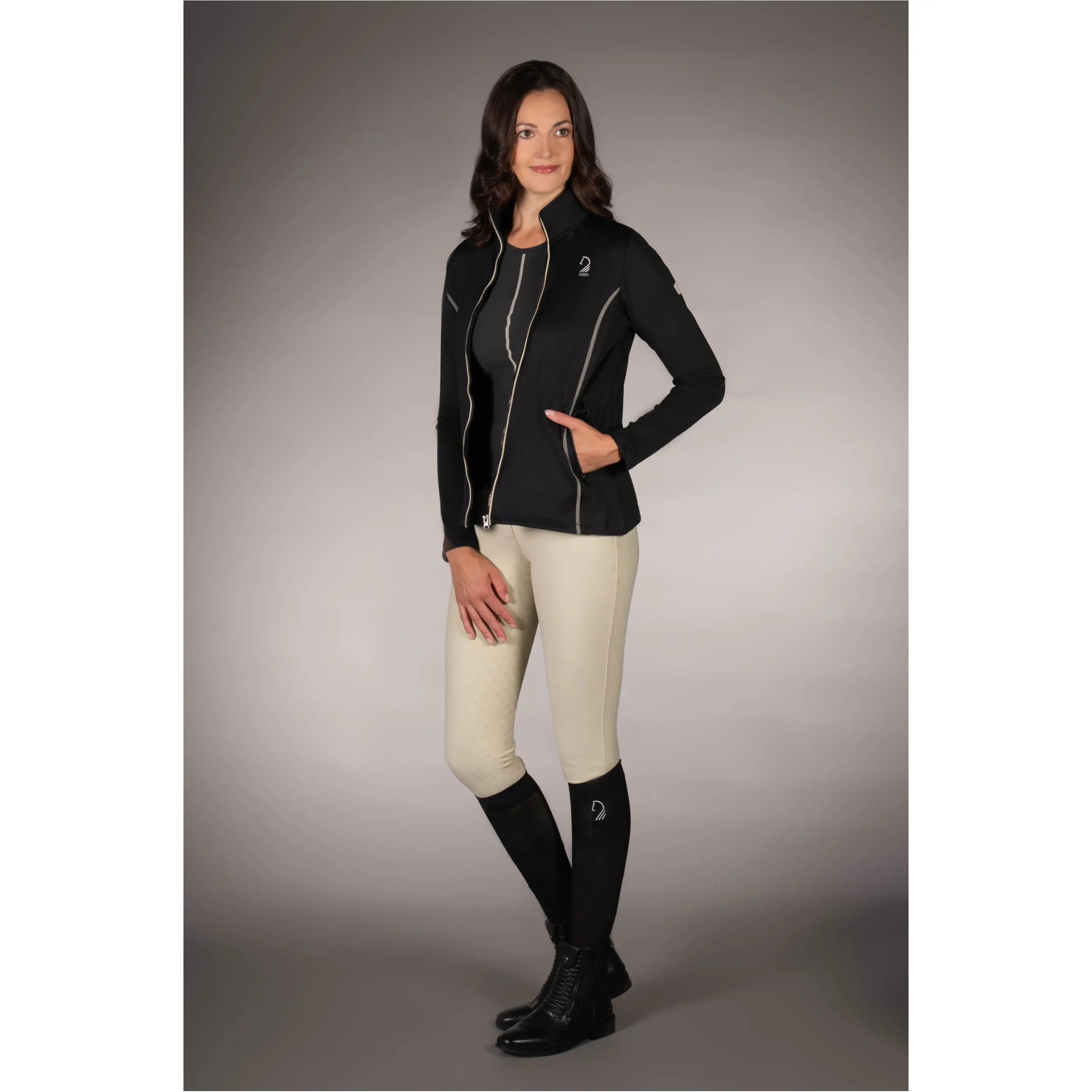 Damen Sweatjacke LIMONE schwarz