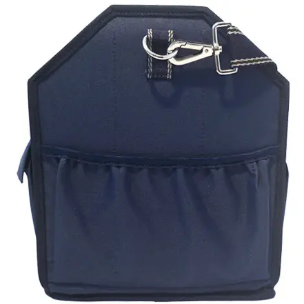 Putztasche faltbar marine/braun/beige