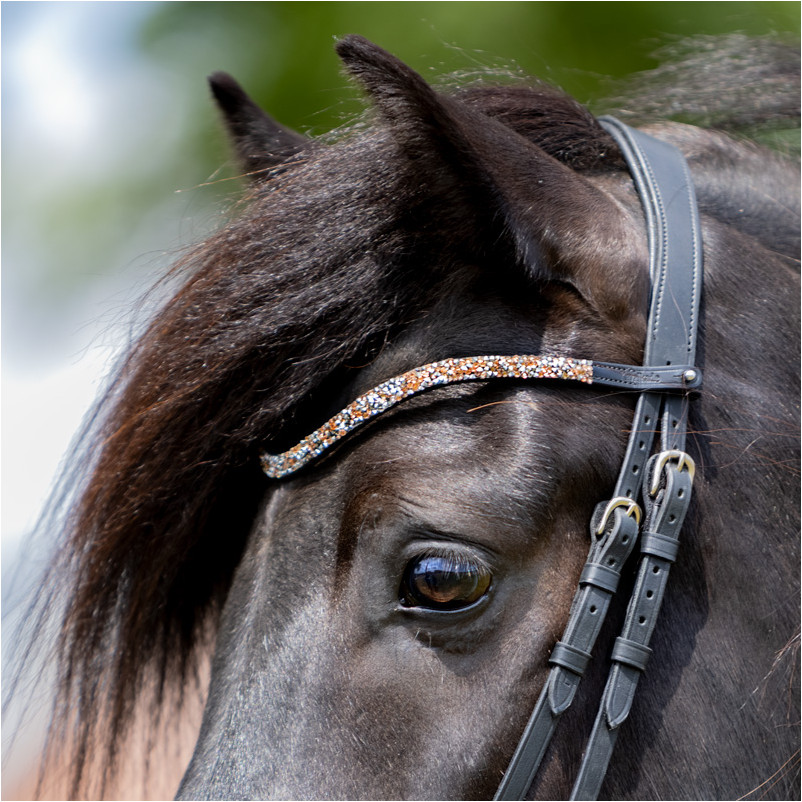 Stirnband BUTTON schwarz/rosa