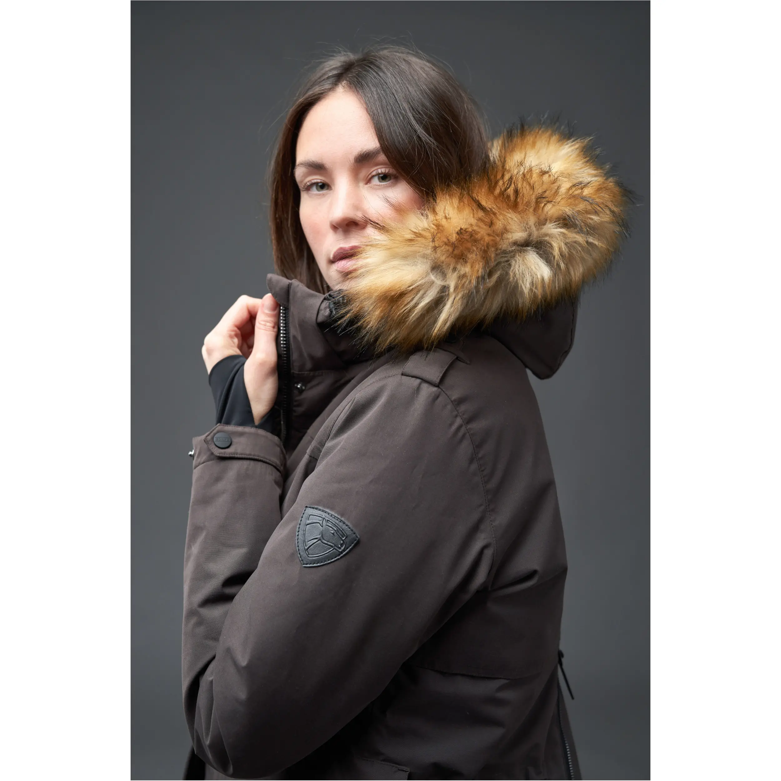 Damen Winterreitmantel AMY after dark