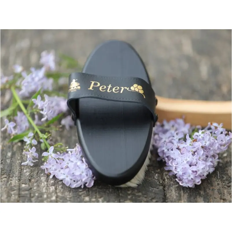 Ziegenhaarbürste Holz PETER schwarz
