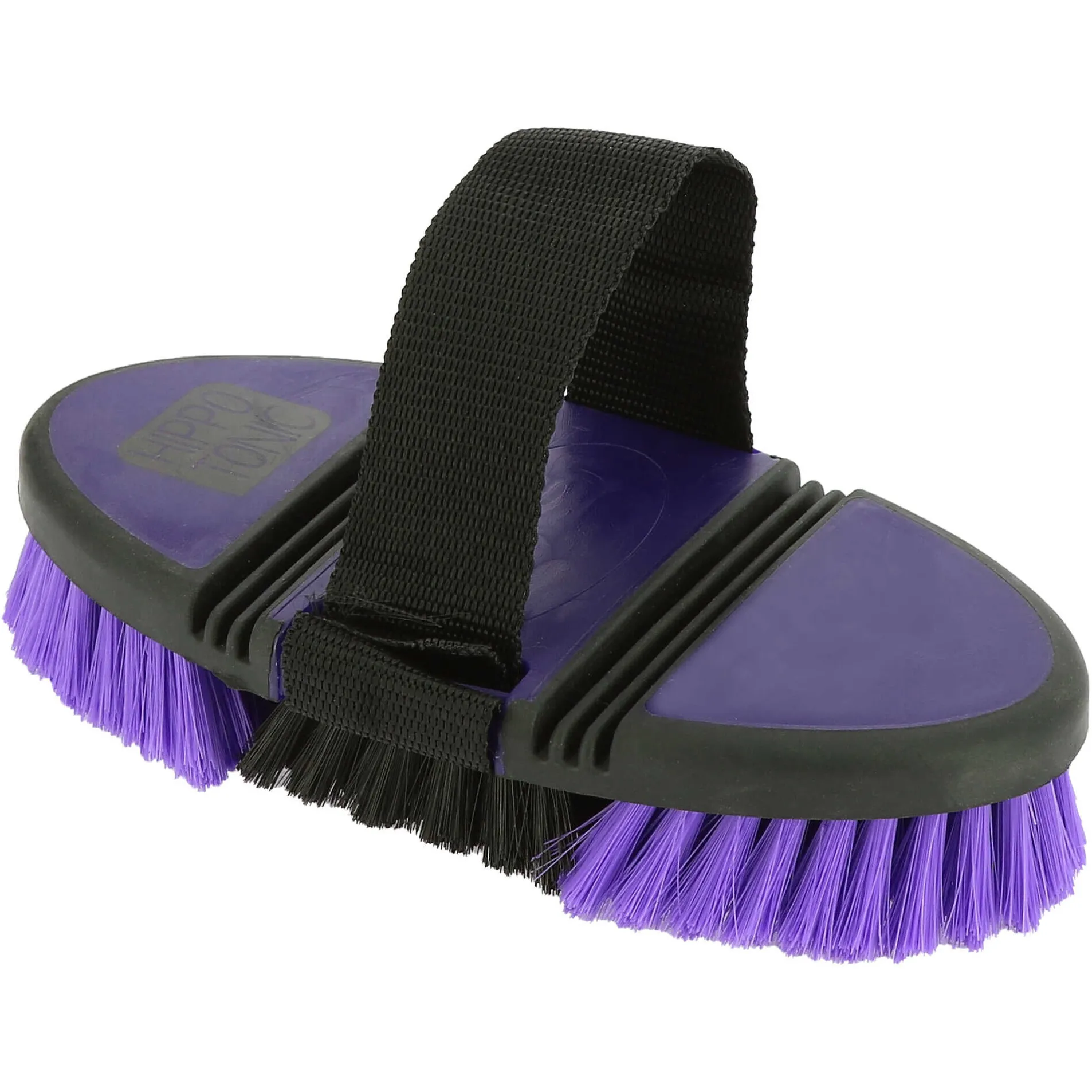 Wurzelbürste Softgrip violett/schwarz