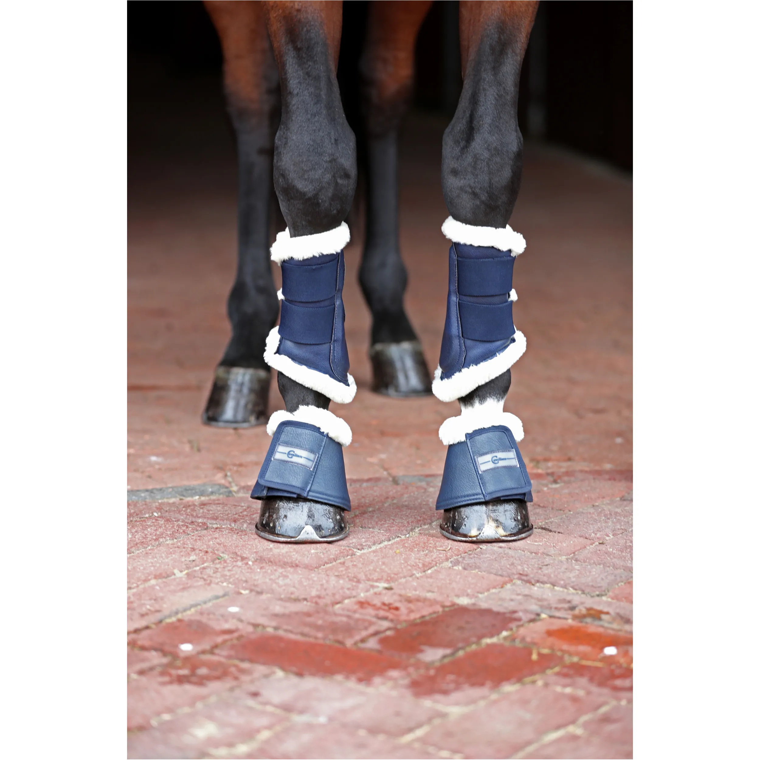 Gamaschen Soft (2er Set) PELISA Kunstleder navy