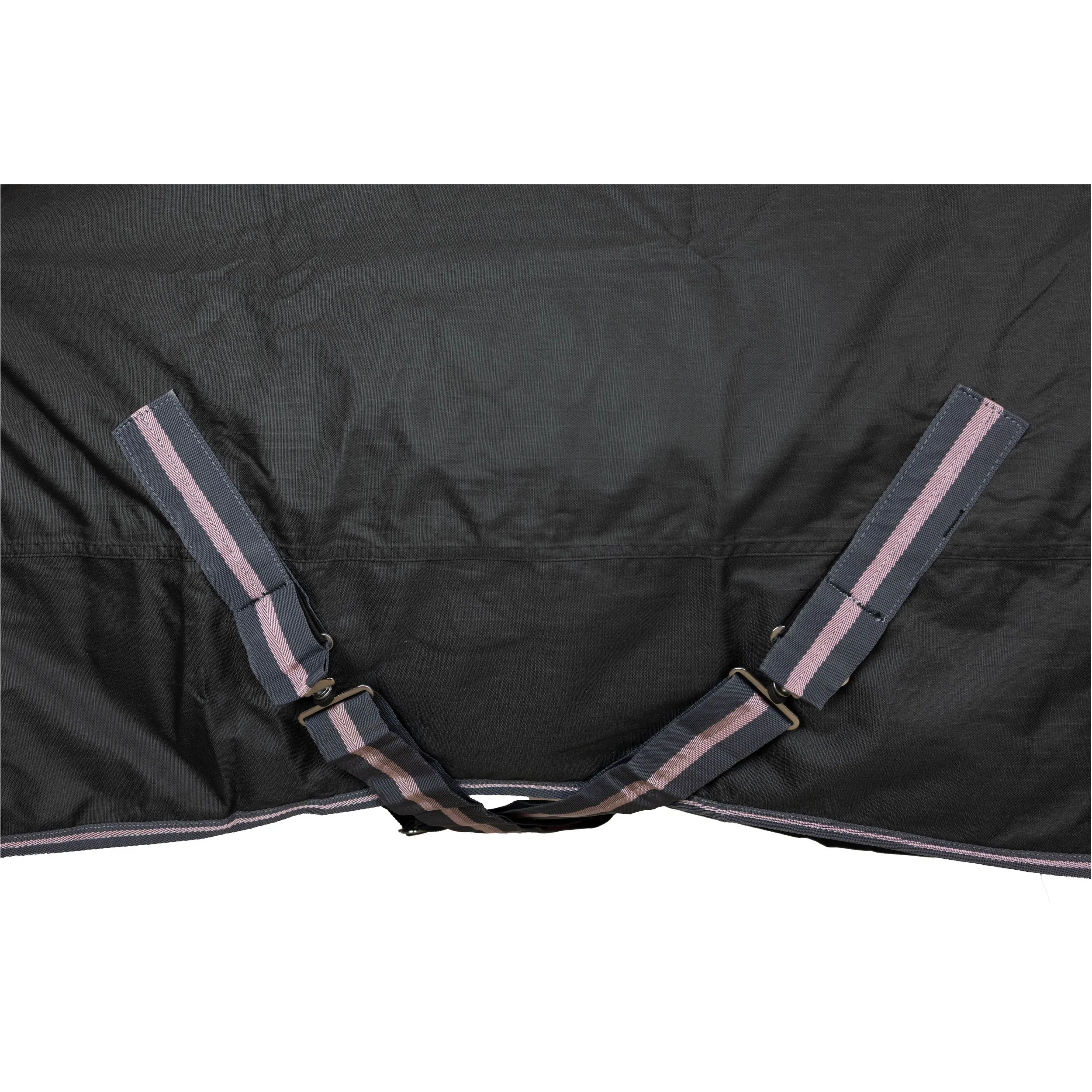 Winterdecke High Neck 200g Füllung 600D BASICLINE graphit/koralle
