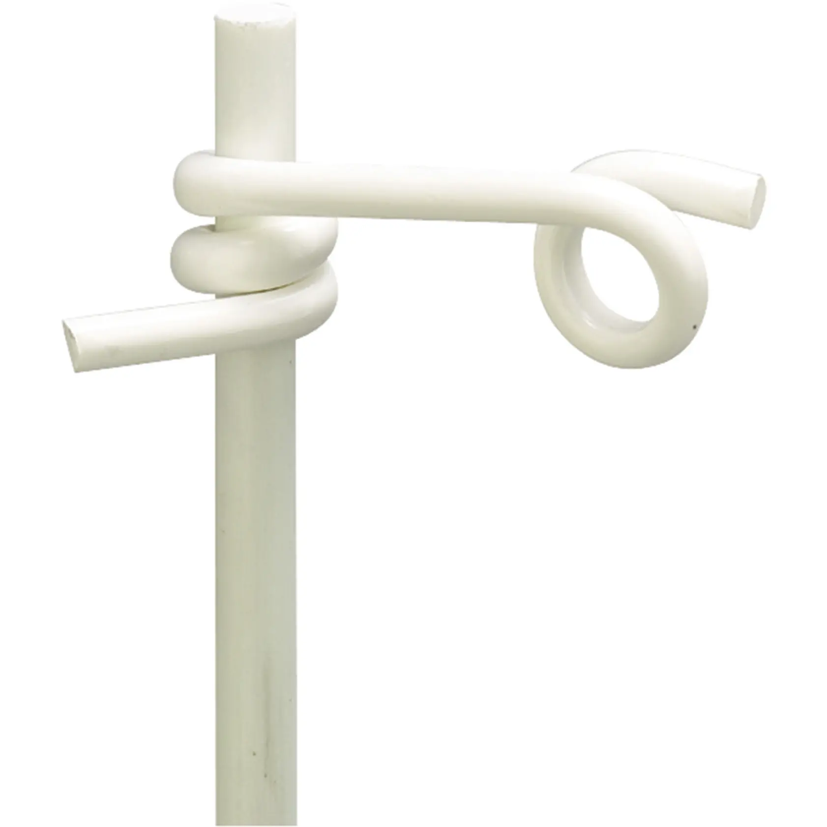 Klemmisolator für ø 10mm Pfahl weiß 50 Stk.