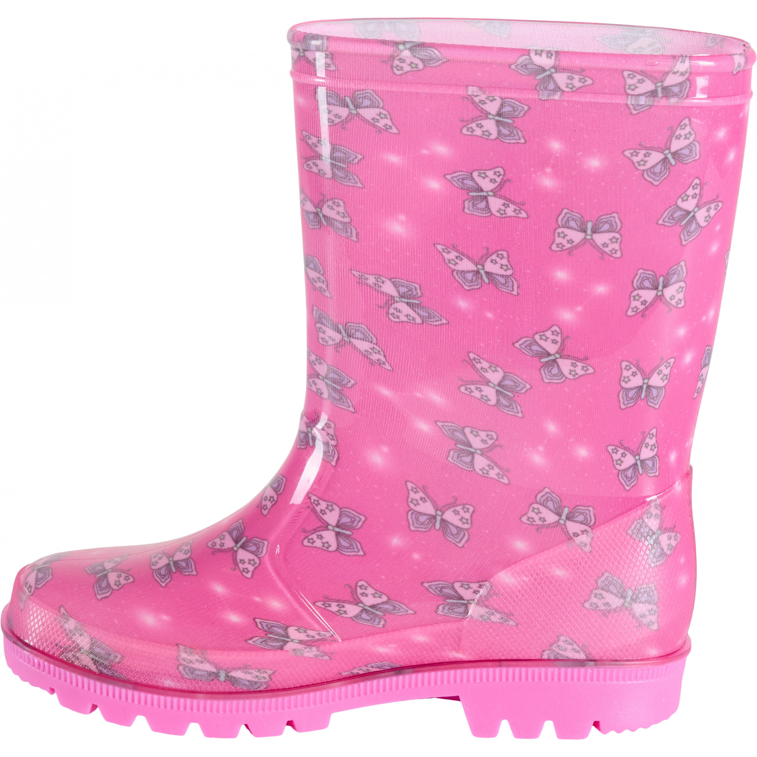 Kinder Gummistiefel BUTTERFLY phlox pink