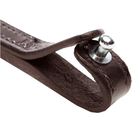 Stirnband BUTTON braun