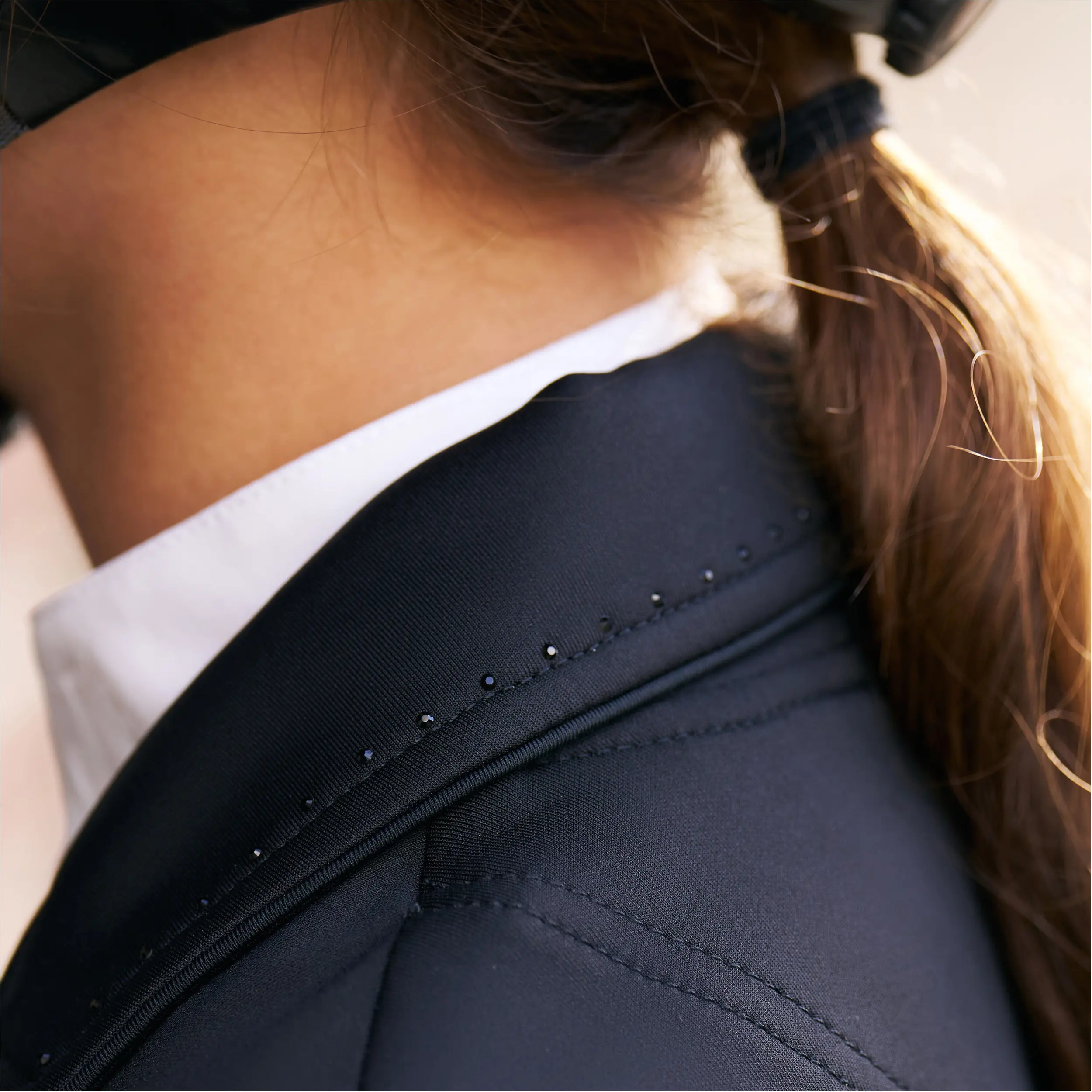 Kinder Turnierjacket IRHBasic Glam schwarz