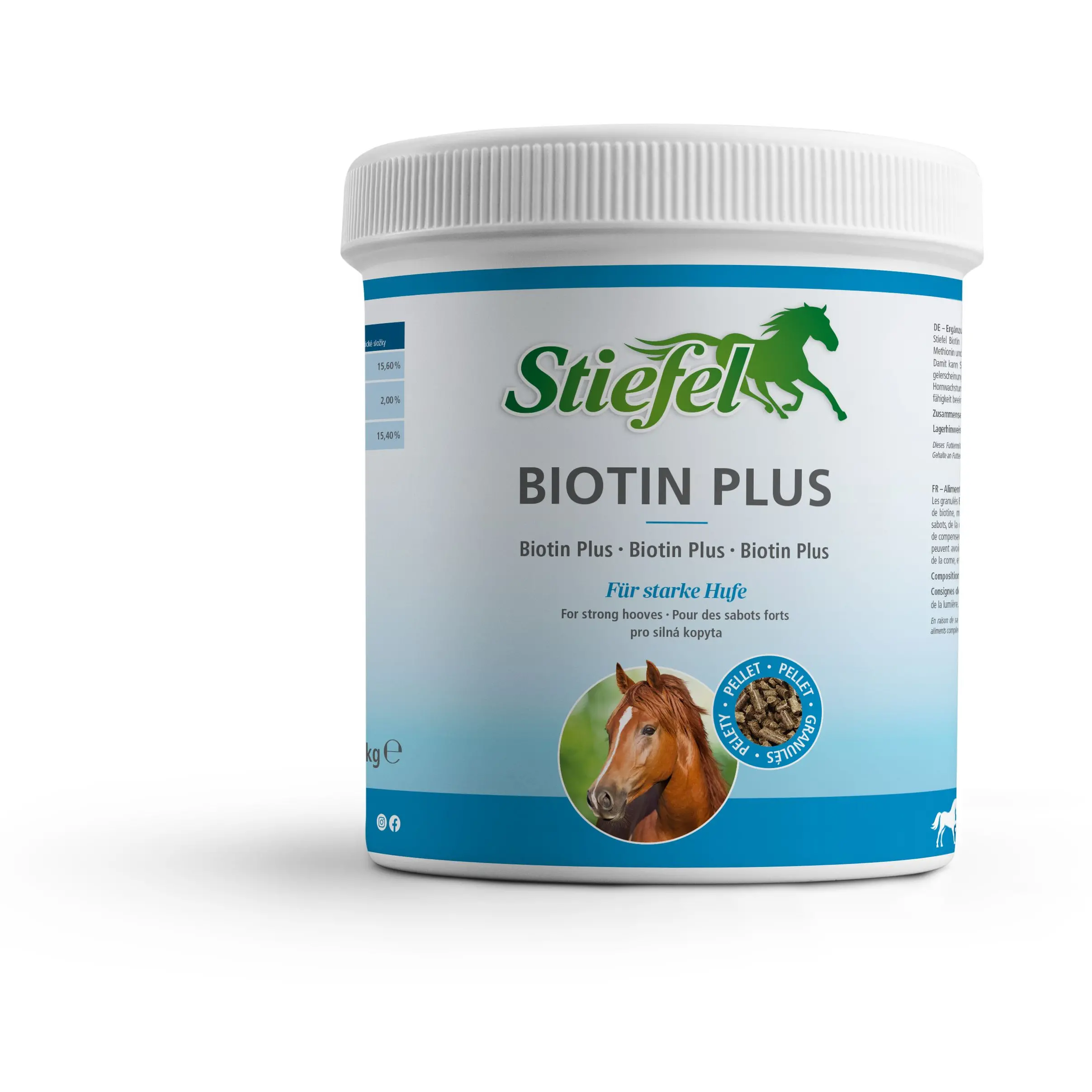 Biotin Plus Pellet mit Zink und Methionin für starke Hufe 1000g