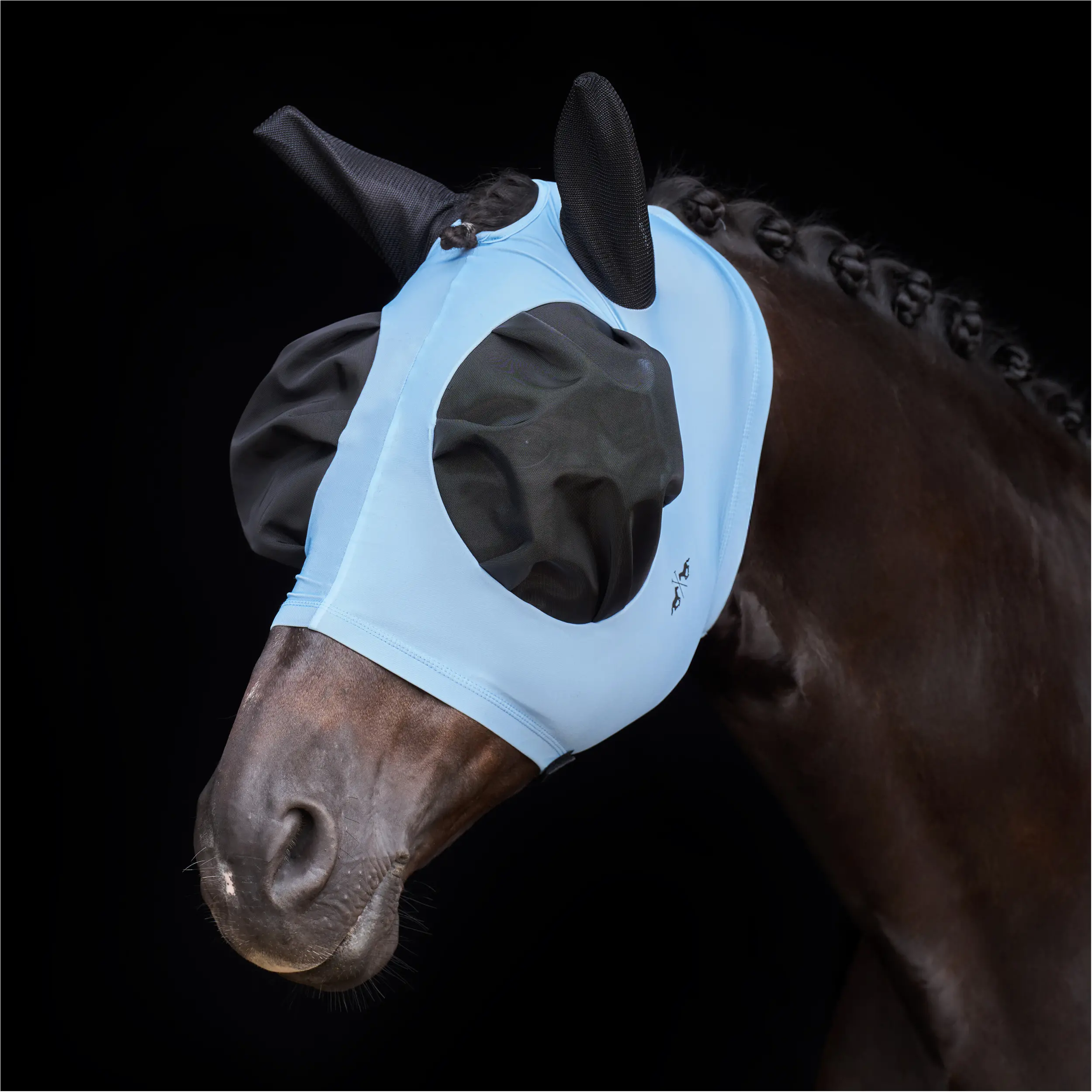 Fliegenmaske HVPNena powder blau