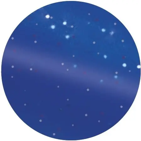 Federstriegel 4-fach wendbar mit Glittergriff blau Federstriegel 4-fach wendbar mit Glittergriff blau